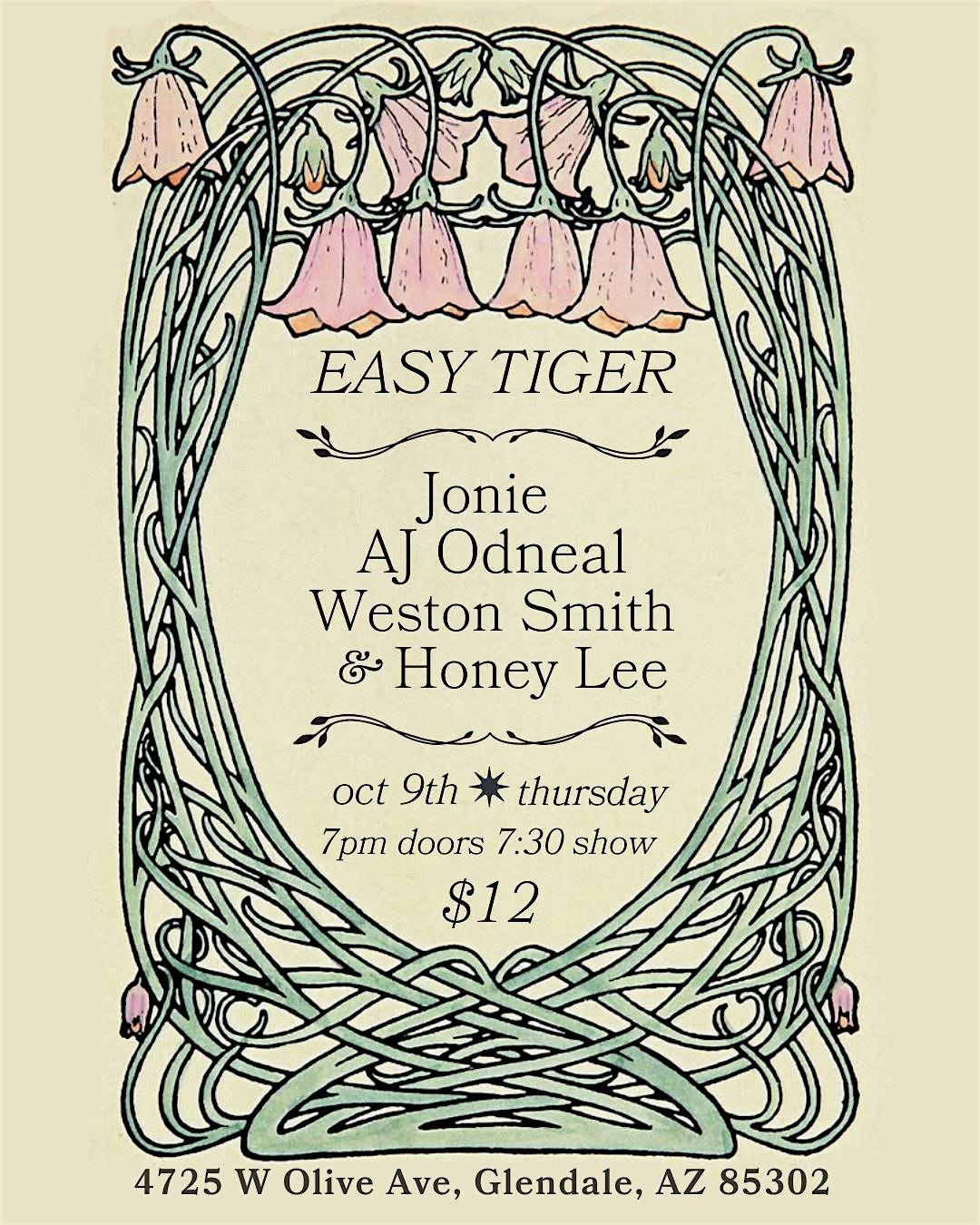 Jonie, AJ Odneal, & Honey Lee @ Easy Tiger Bar, Glendale AZ at Easy Tiger Bar – Glendale, AZ