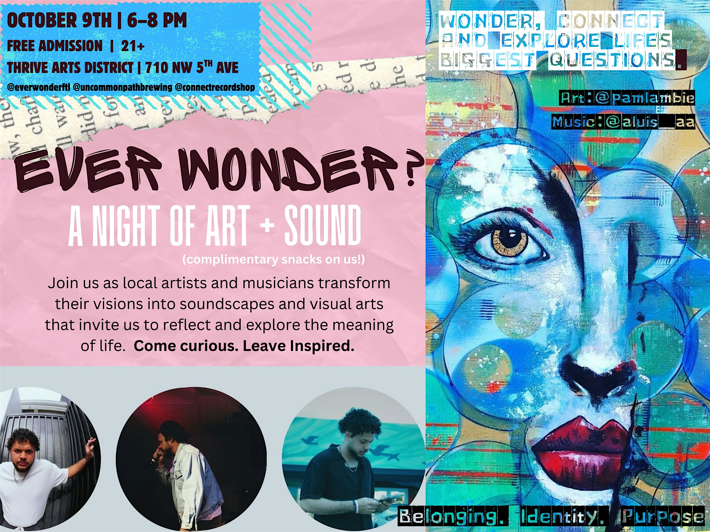 Ever Wonder? – A Night of Art + Sound at THRIVE Art District – Fort Lauderdale, FL