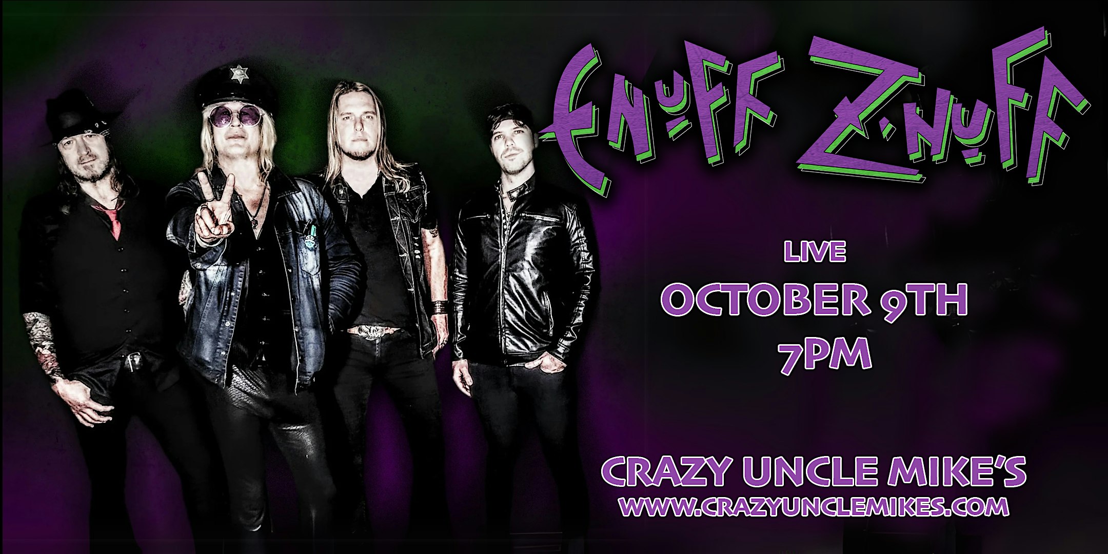 Enuff Z’nuff at Crazy Uncle Mikes – Boca Raton, FL