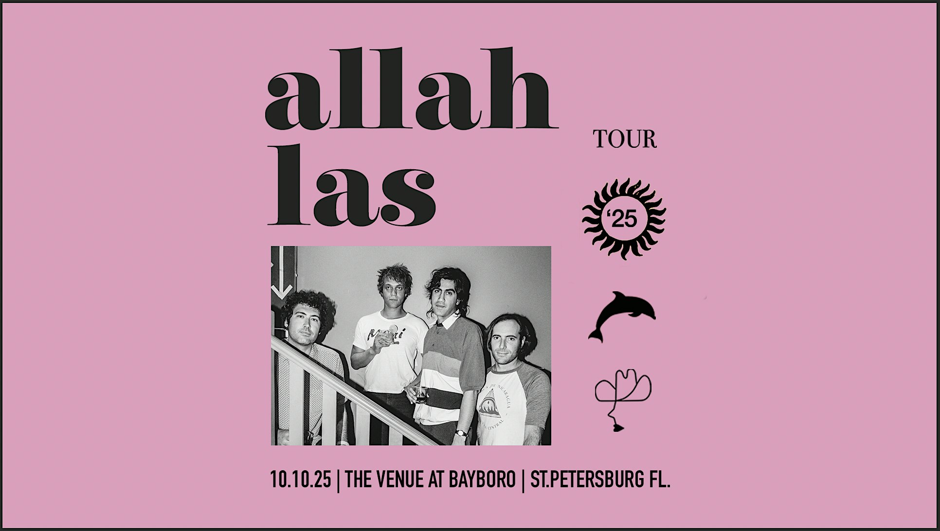 Allah-Las Tour 2025 at the Venue at Bayboro St.Petersburg Florida at Bayboro Brewing Co – St. Petersburg, FL