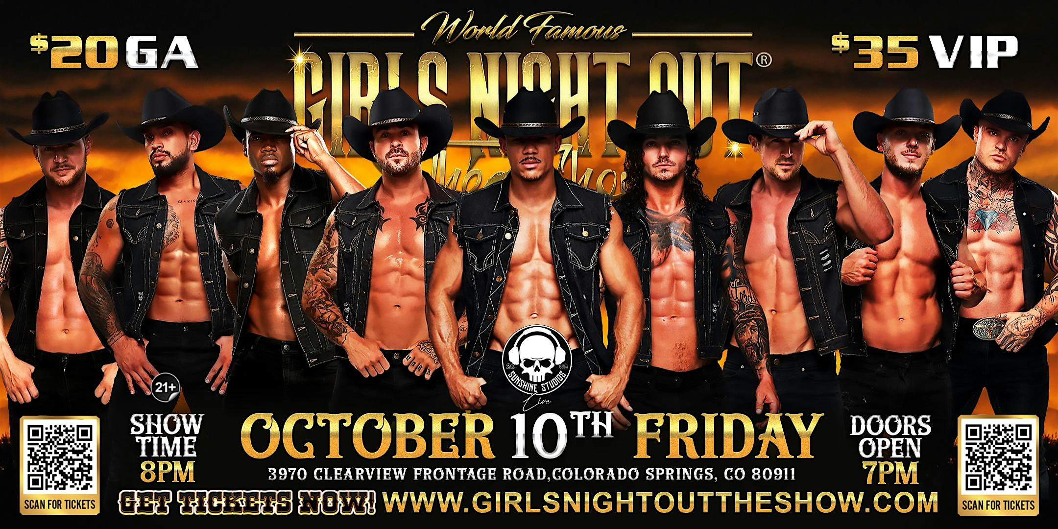 Girls Night Out the Show® at Sunshine Studios Live (Colorado Springs, CO) at Sunshine Studios Live – Colorado Springs, CO