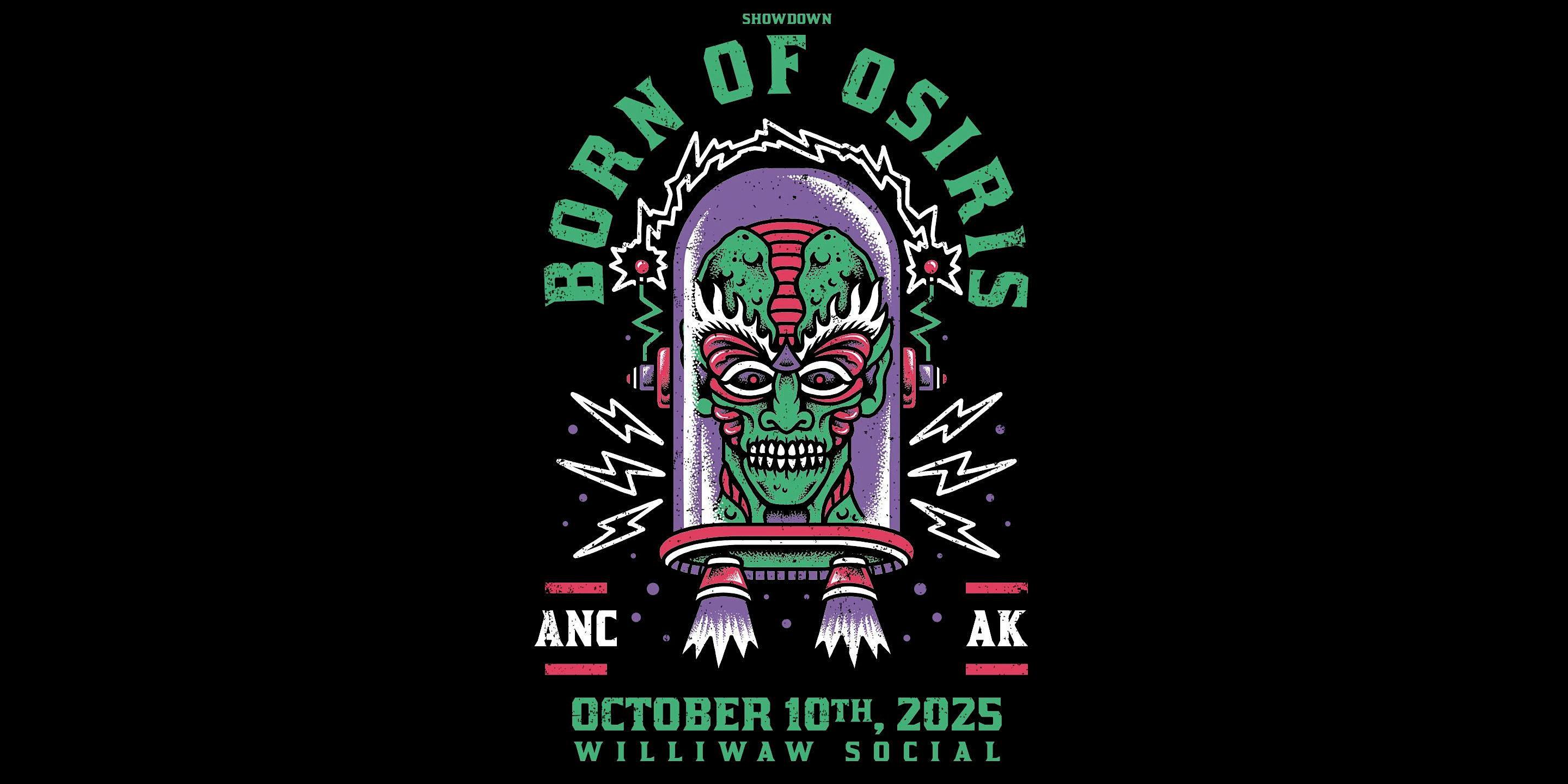 Born of Osiris “Through the Shadows USA Tour” at Williwaw Social – Anchorage, AK