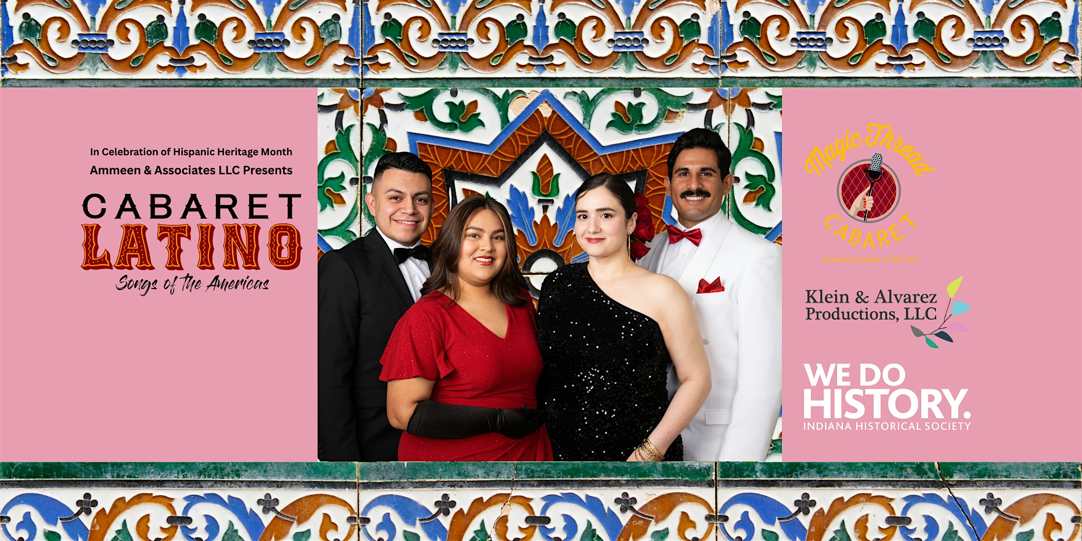 Cabaret Latino: Songs of the Americas at Indiana Historical Society – Indianapolis, IN