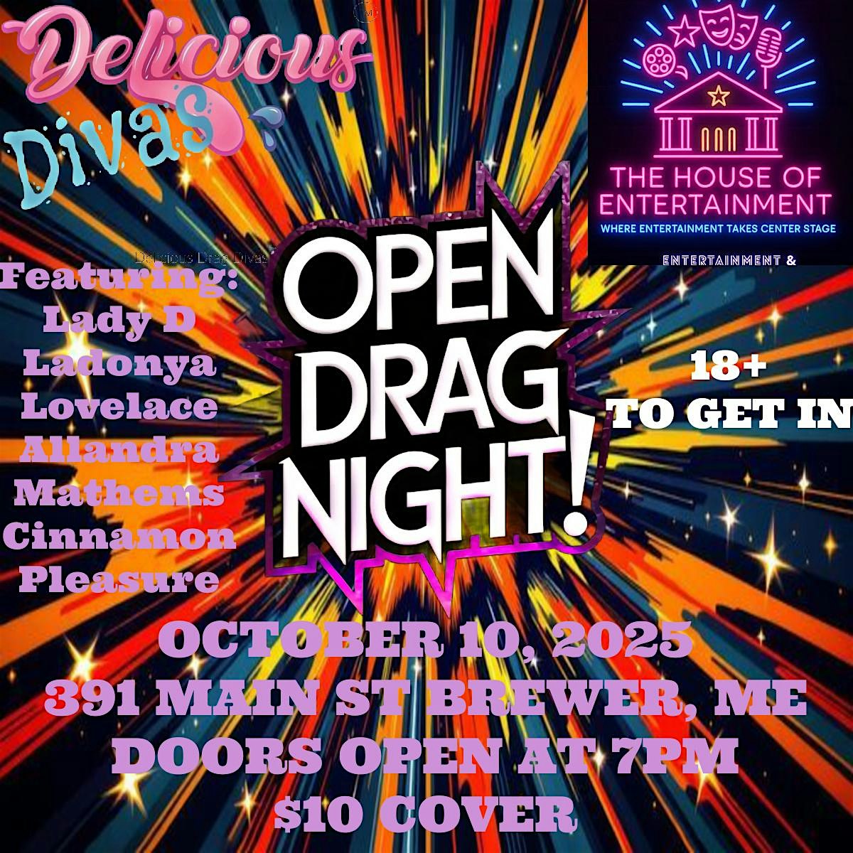 Amateur Drag Night at 391 N Main St – Brewer, ME