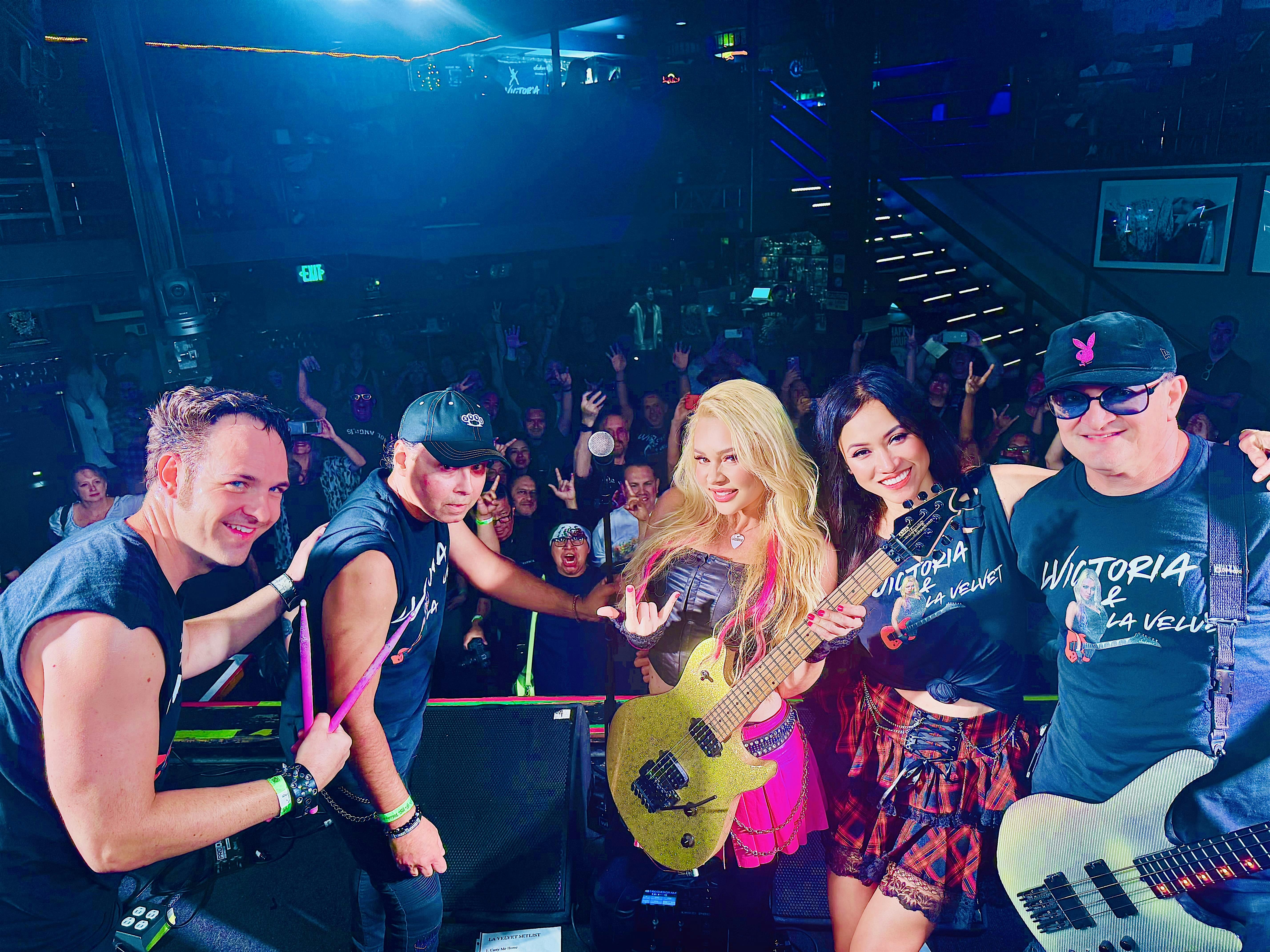 Lita Ford and LVictoria with LA Velvet at the Whisky a Go Go at Whisky a Go Go – West Hollywood, CA
