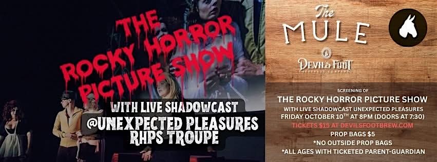 The Rocky Horror Picture Show With Live Shadowcast at The Mule at Devil’s Foot Beverage – Asheville, NC