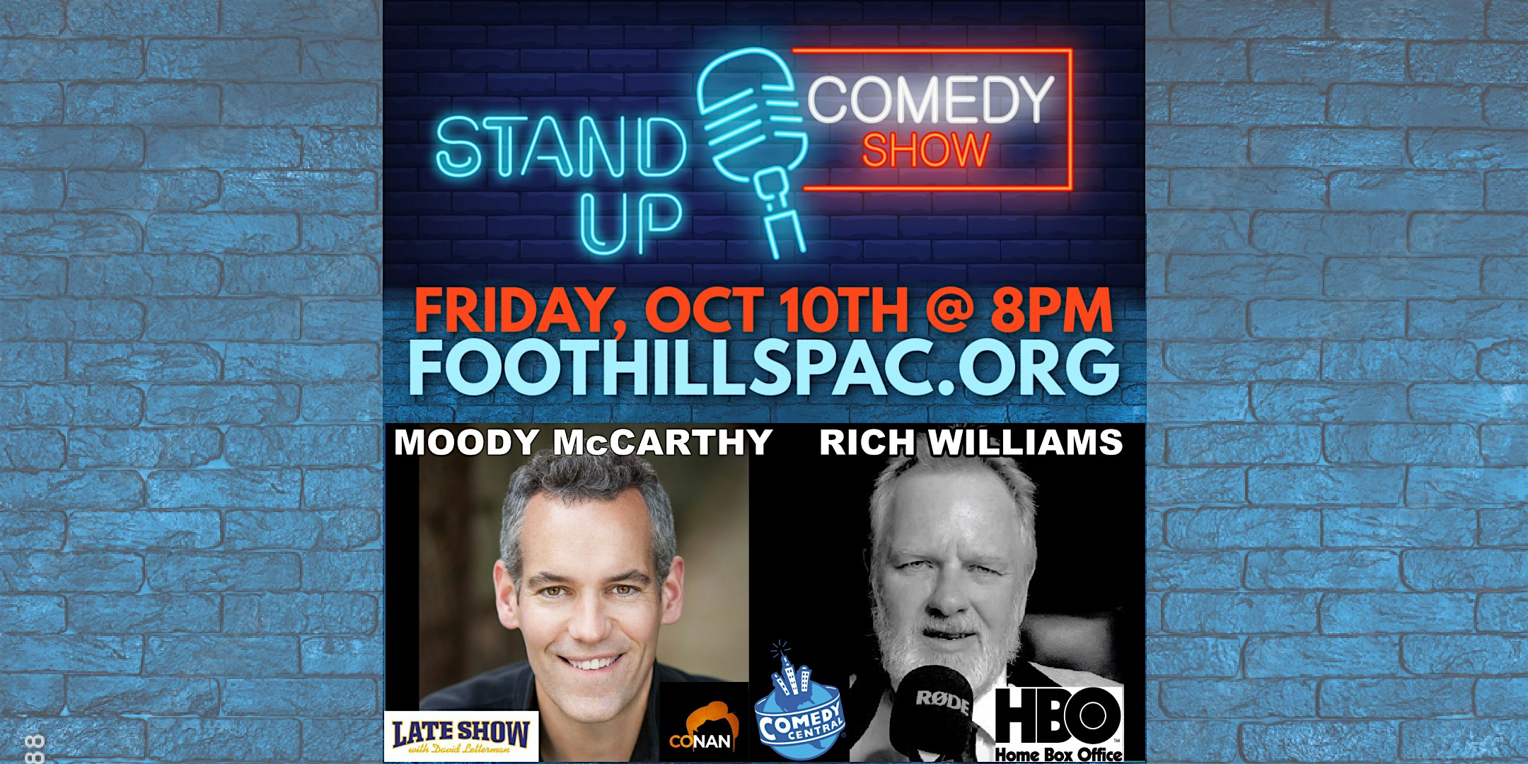 Stand-Up Comedy with North Country Comedy Tour / Foothills, Oneonta at Foothills Performing Arts & Civic Center / Black Hole Studios – Oneonta, NY
