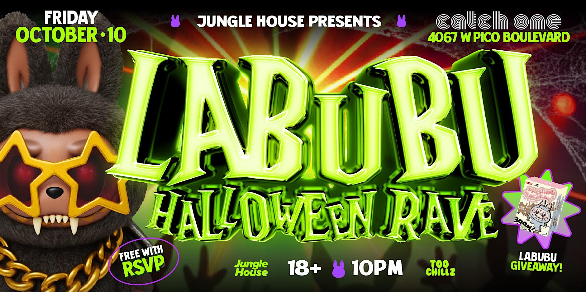 LABUBU HALLOWEEN RAVE @ CATCH ONE LOS ANGELES at Catch One – Los Angeles, CA