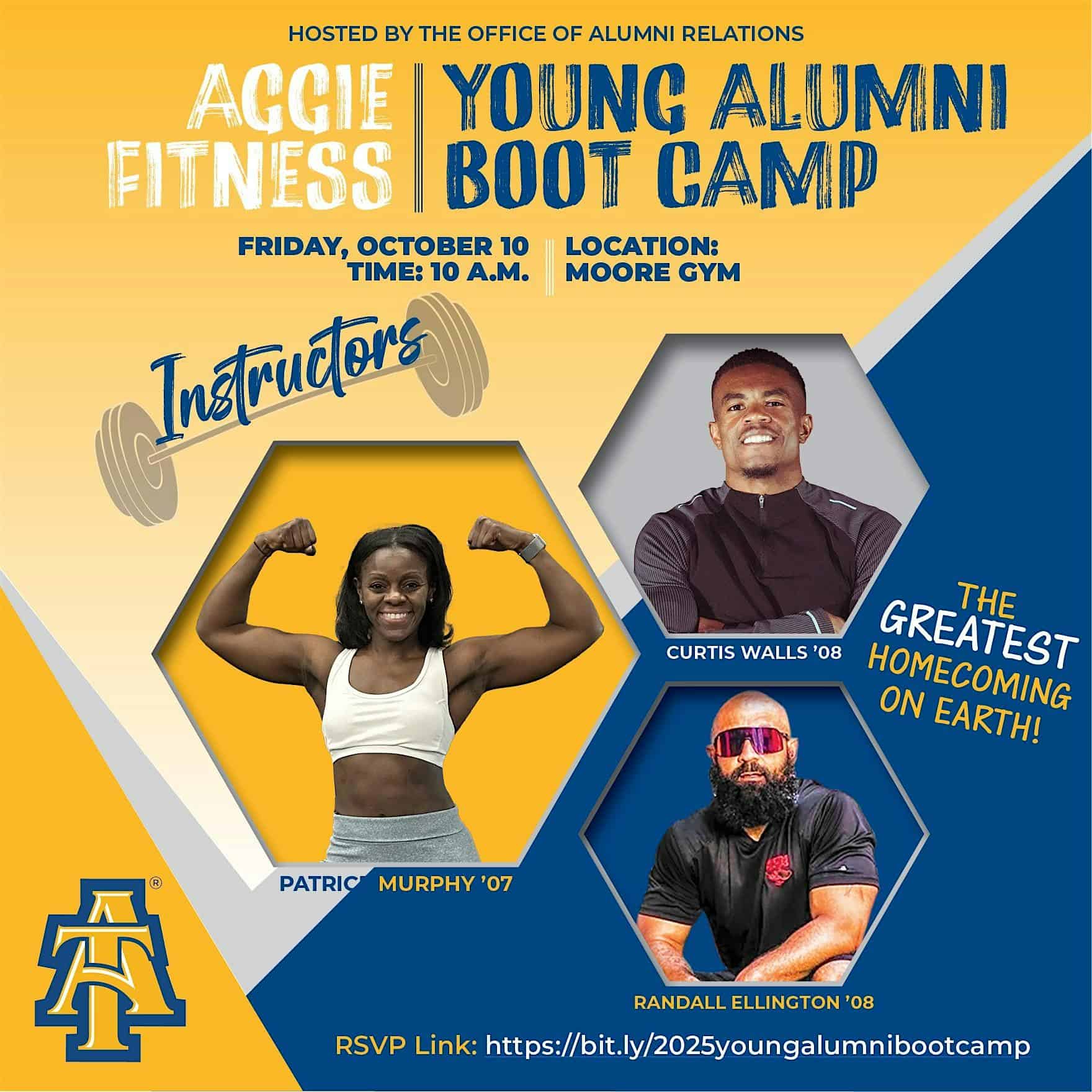 Young Alumni Boot Camp w/Randall Ellington, Patrice Murphy & Curtis Wall at Moore Gym – Greensboro, NC