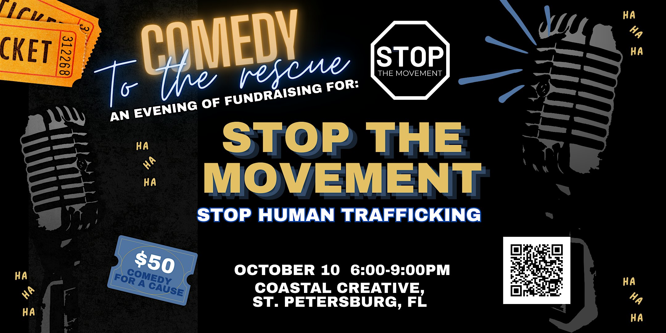 Comedy To The Rescue at Coastal Creative – St. Petersburg, FL