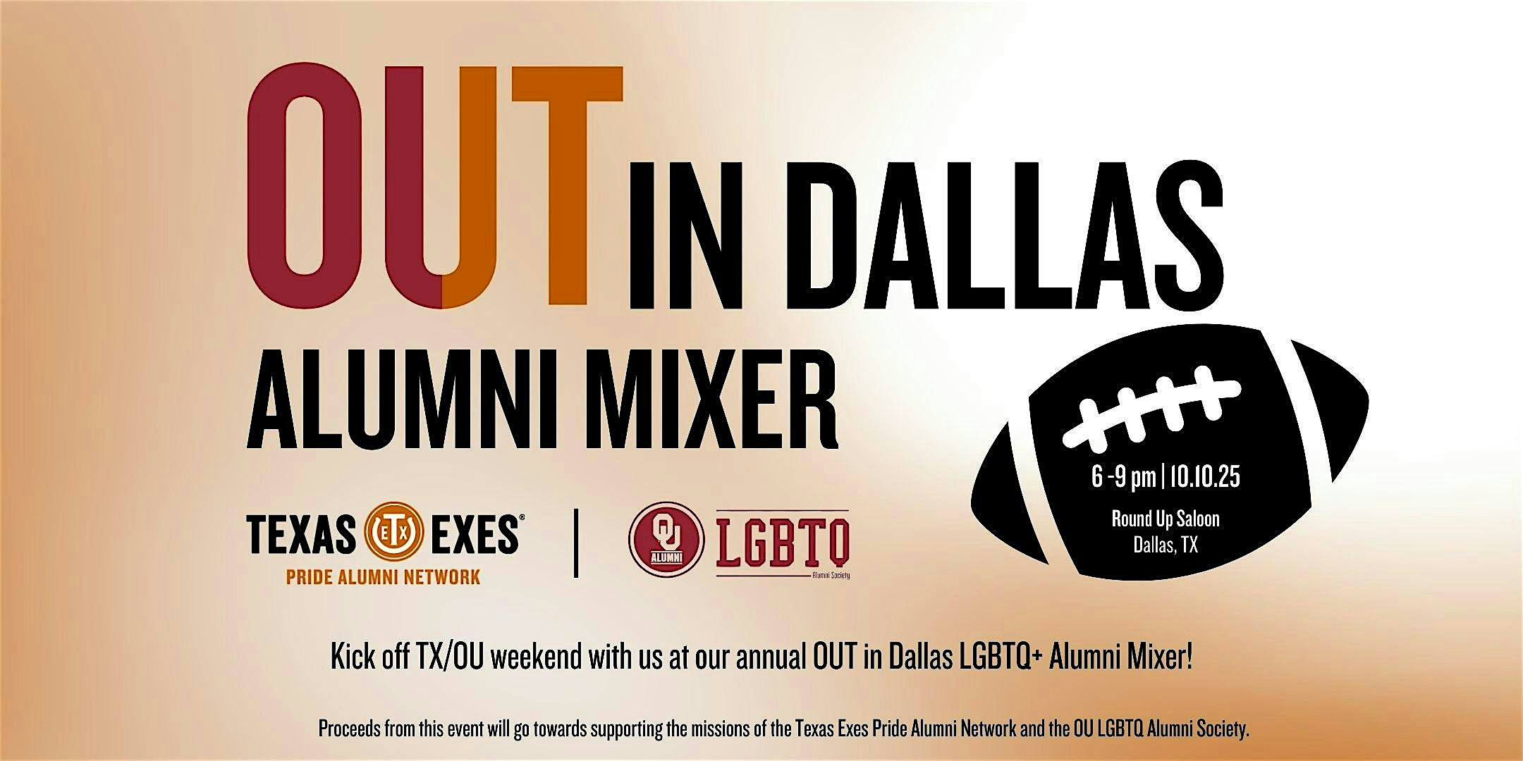 OUT in Dallas: TX/OU LGBTQ+ Alumni Happy Hour at Round-Up Saloon – Dallas, TX