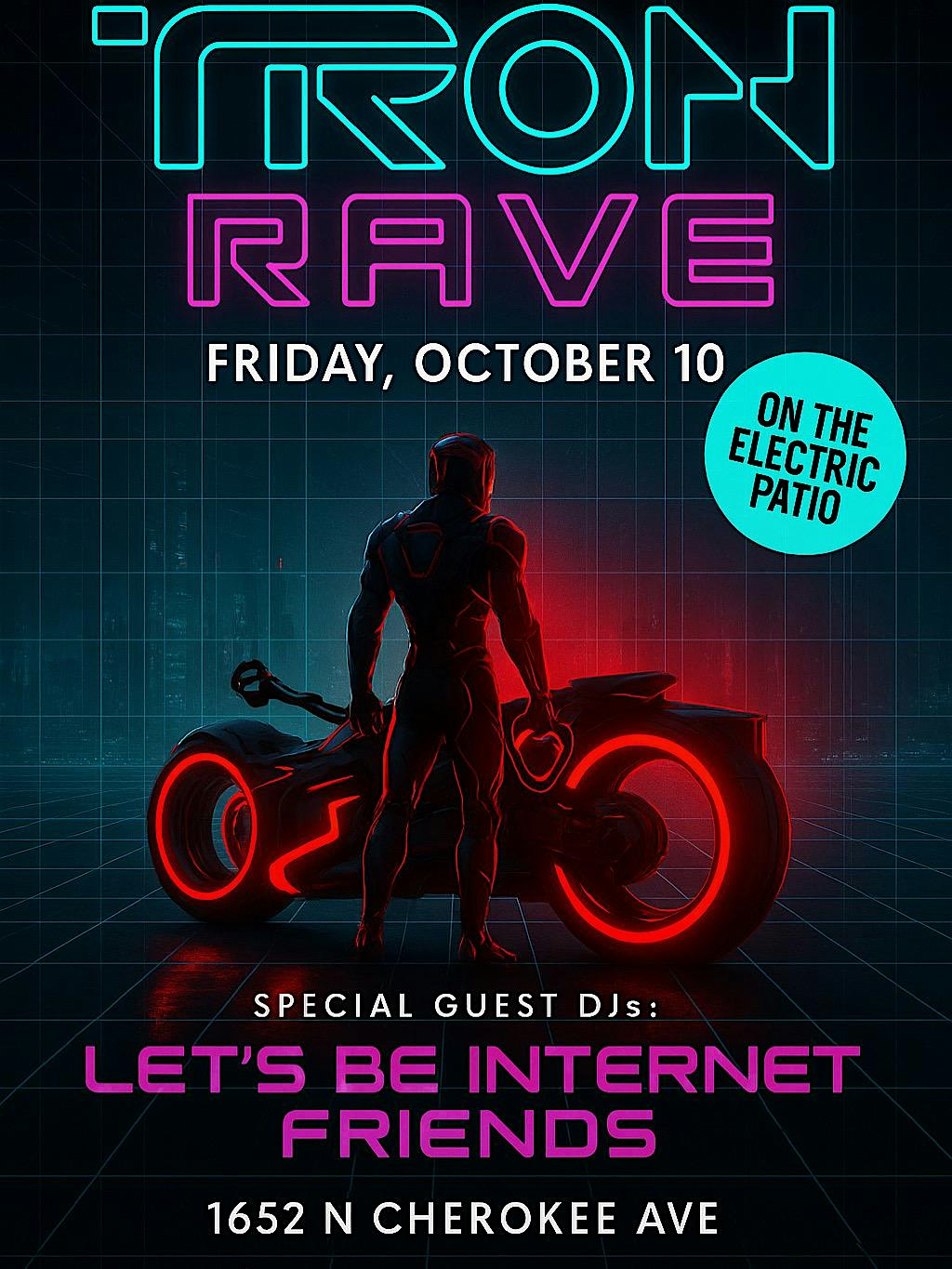 Tron Rave 10/10 @ Club Decades at Boardner’s by La Belle – Los Angeles, CA
