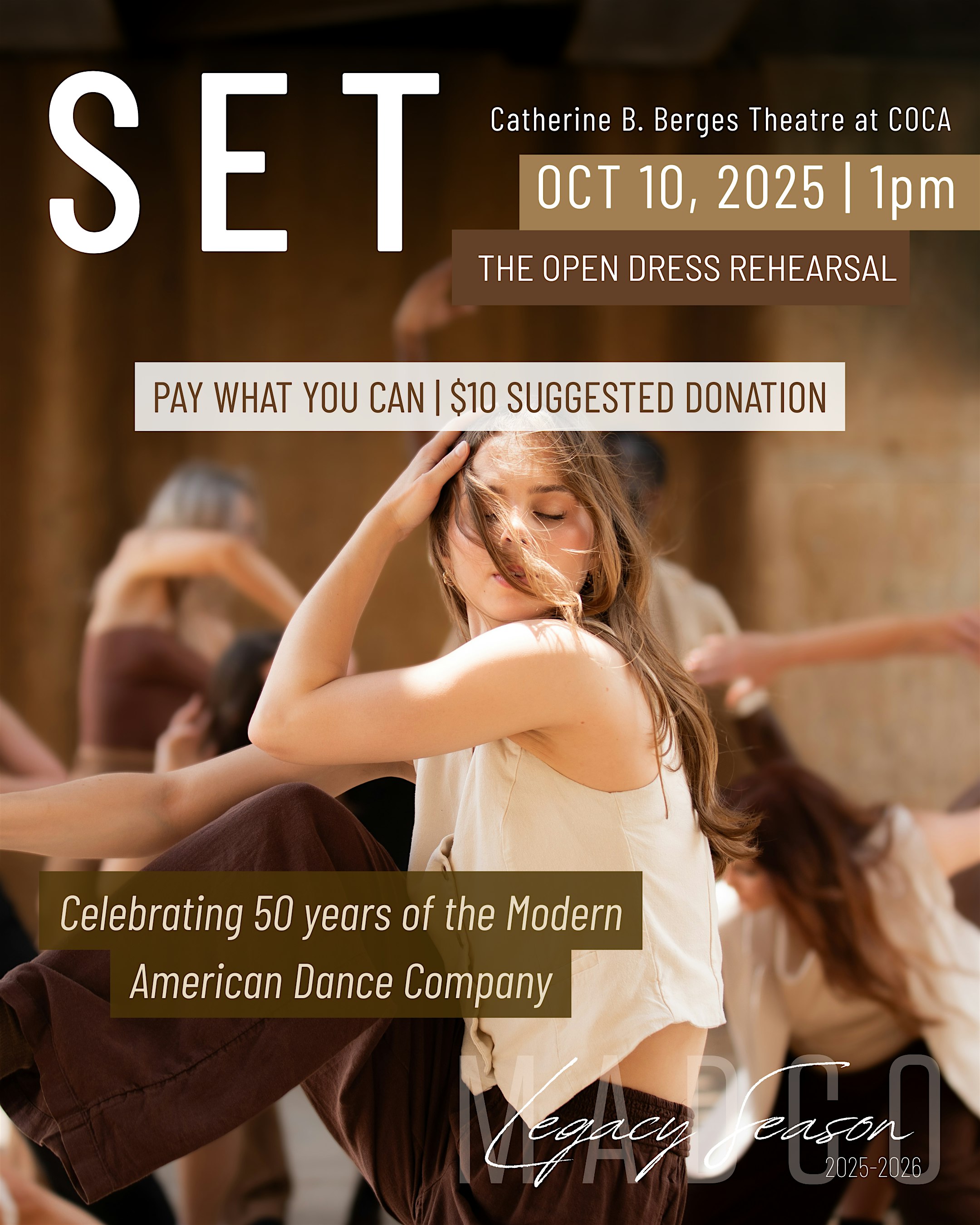 SET: The Open Dress Rehearsal at COCA — Center of Creative Arts – St. Louis, MO