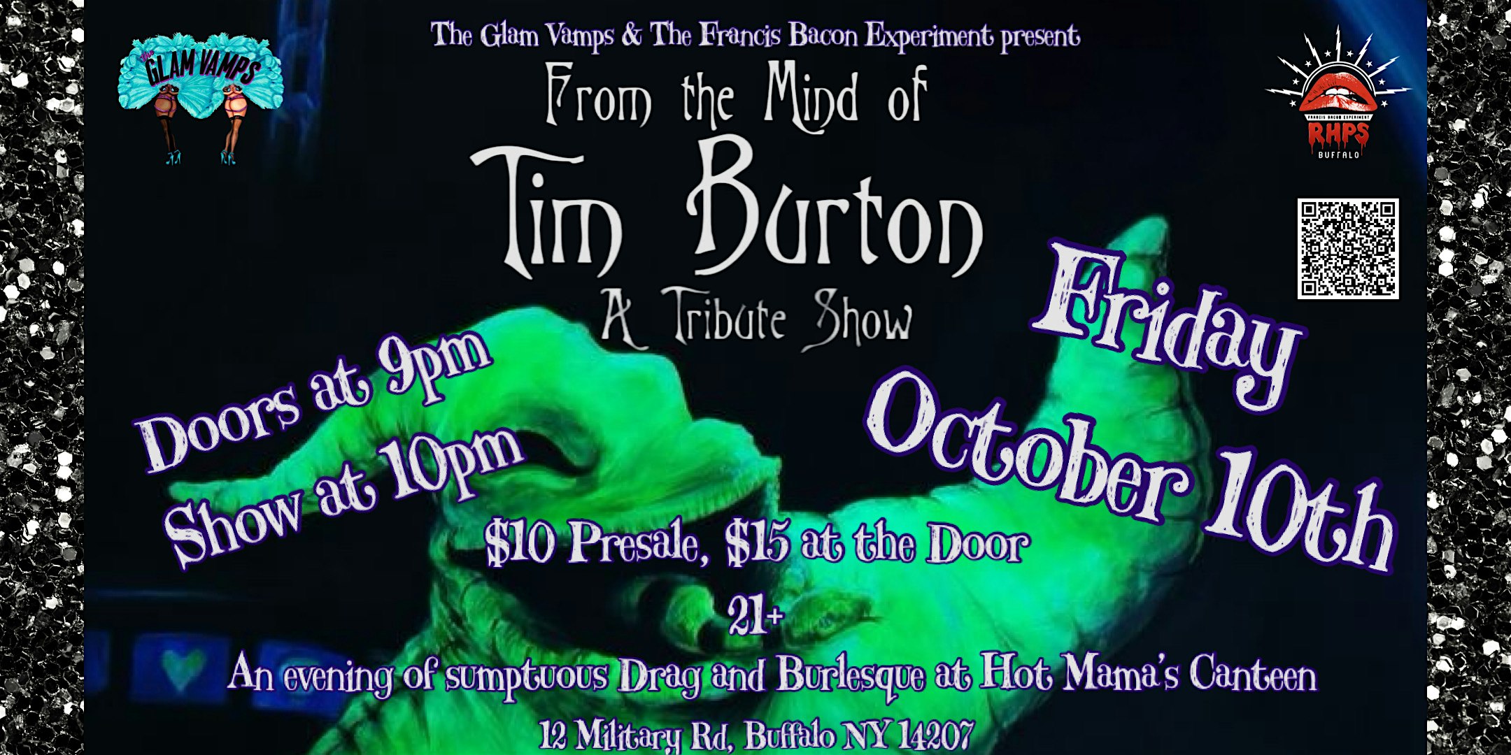 From The Mind of Tim Burton: A Tribute Show at Hot Mama’s Canteen, Military Road, Buffalo, NY, USA – Buffalo, NY