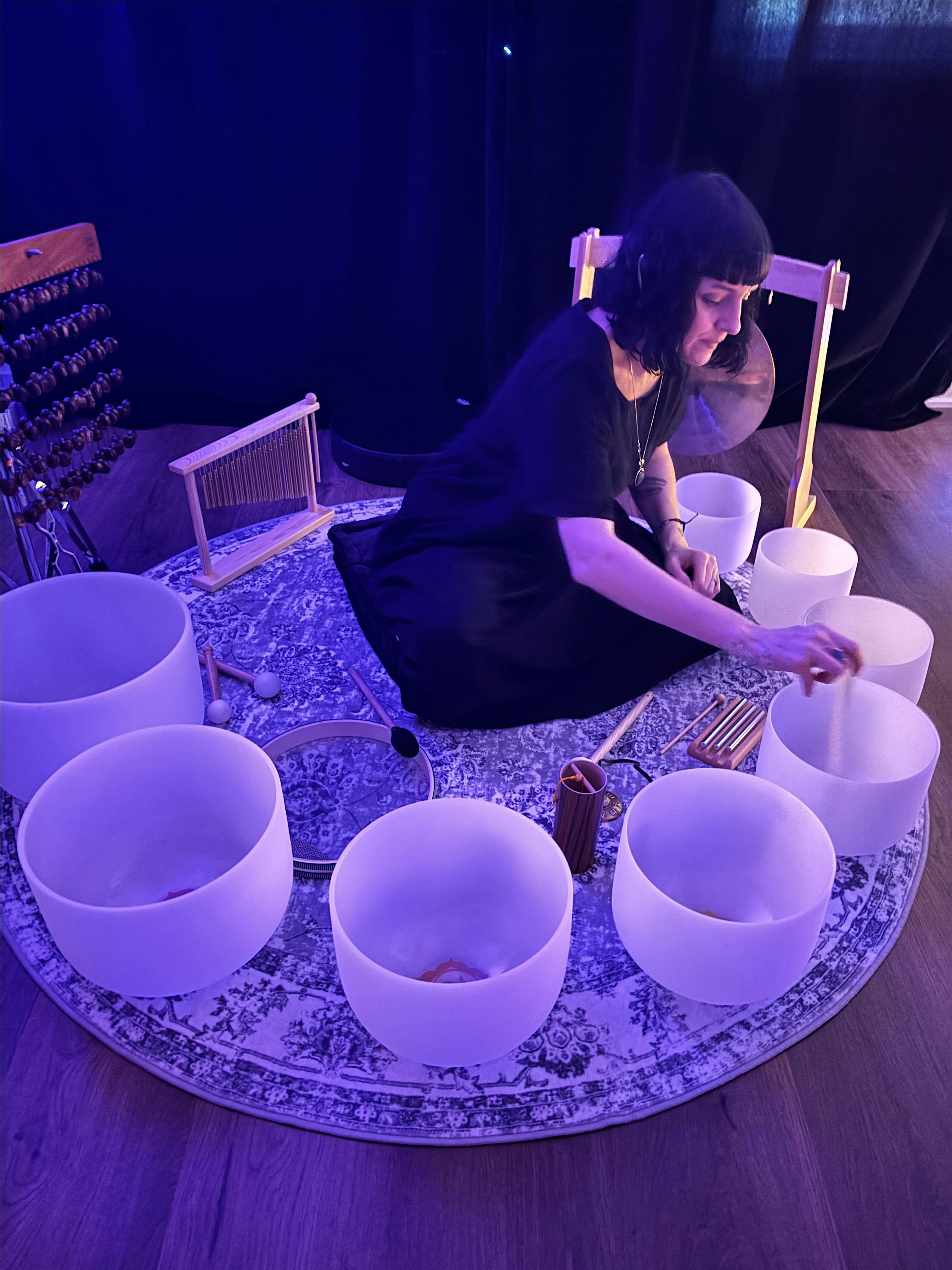 Sound Bath at Black Swan Holistic Head Spa at 6512 Cornell Ave – Indianapolis, IN