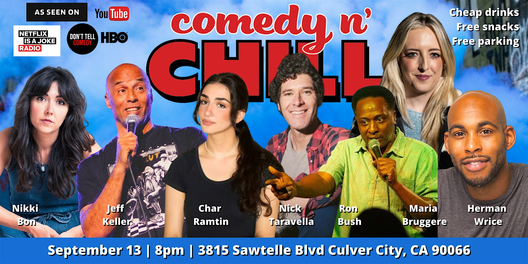 Comedy n’ Chill | Culver City at Fanatic Salon Theater – Los Angeles, CA