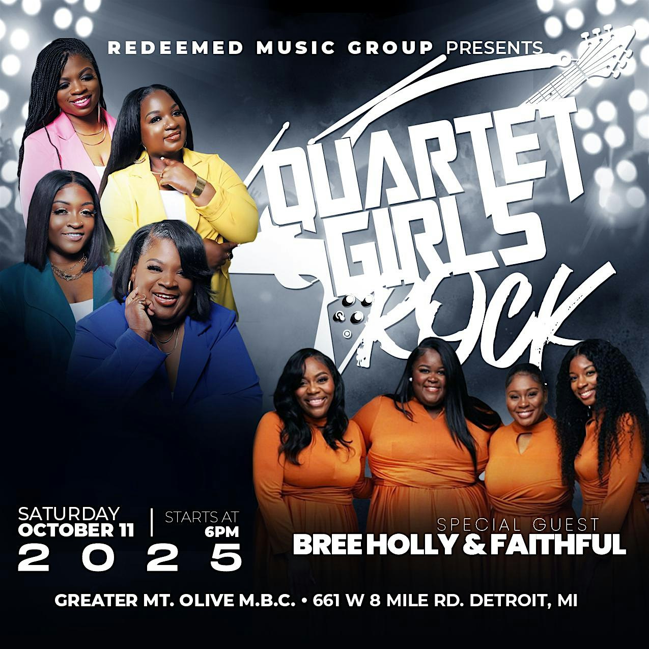 Quartet Girls Rock 2025 at Greater Mt Olive Baptist Church – Detroit, MI