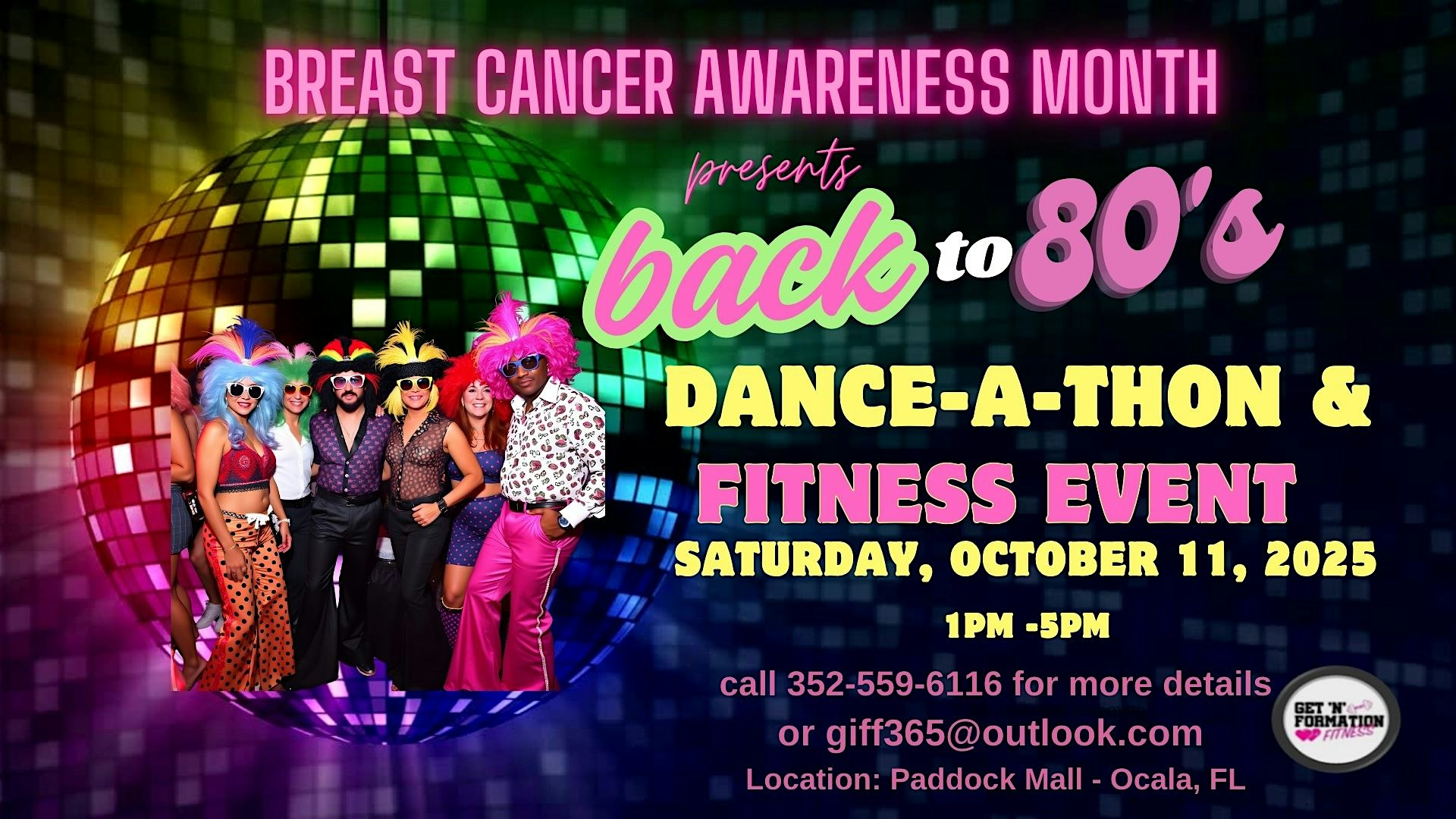 Back to the 80’s: Dance, Sweat & Step Up for the Cure! at 3100 SW College Rd – Ocala, FL