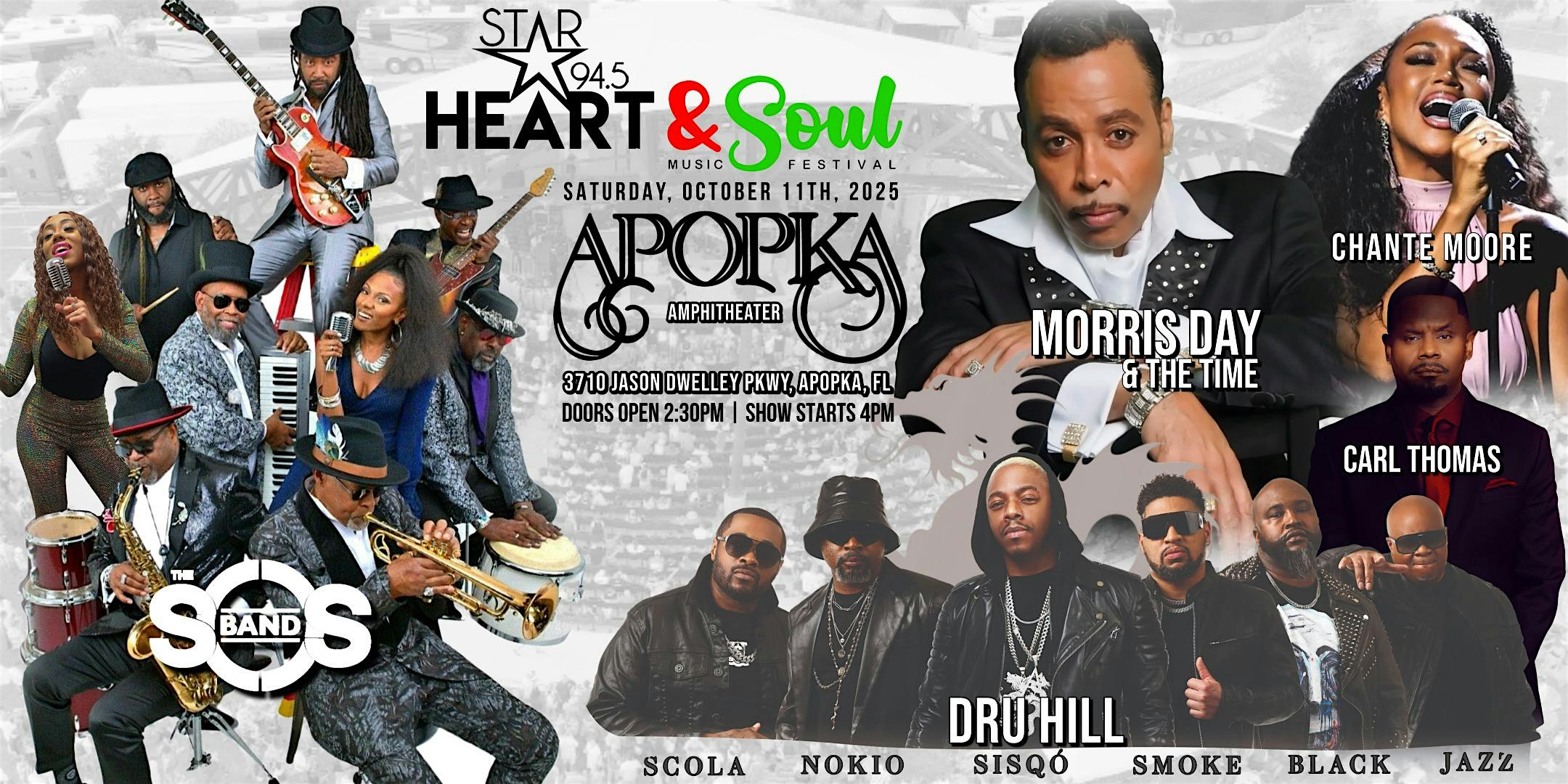 Star 94.5 Heart & Soul Music Festival at Apopka Amphitheater – Apopka, FL