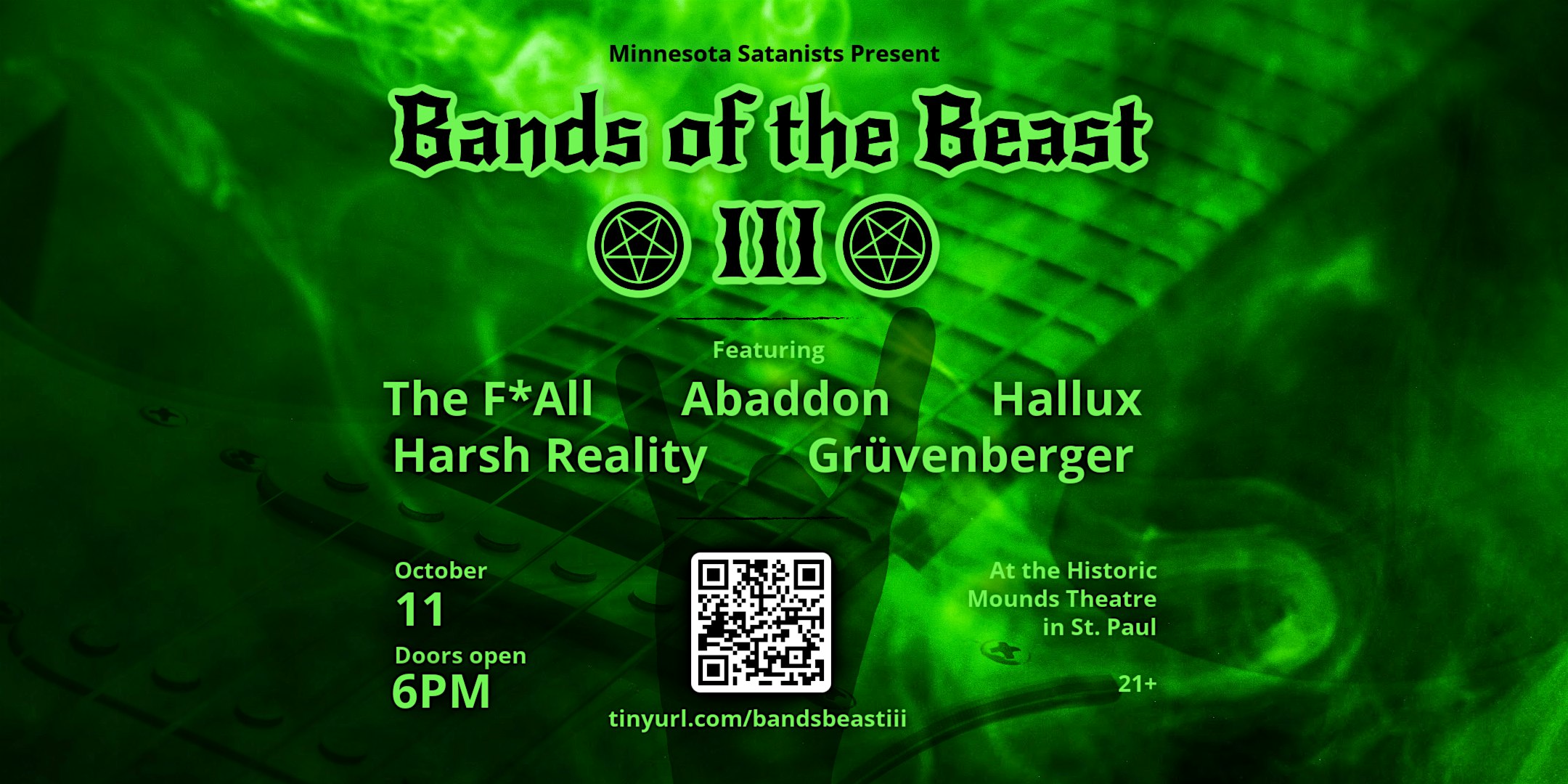 Bands of the Beast III at Mounds Theatre – Saint Paul, MN