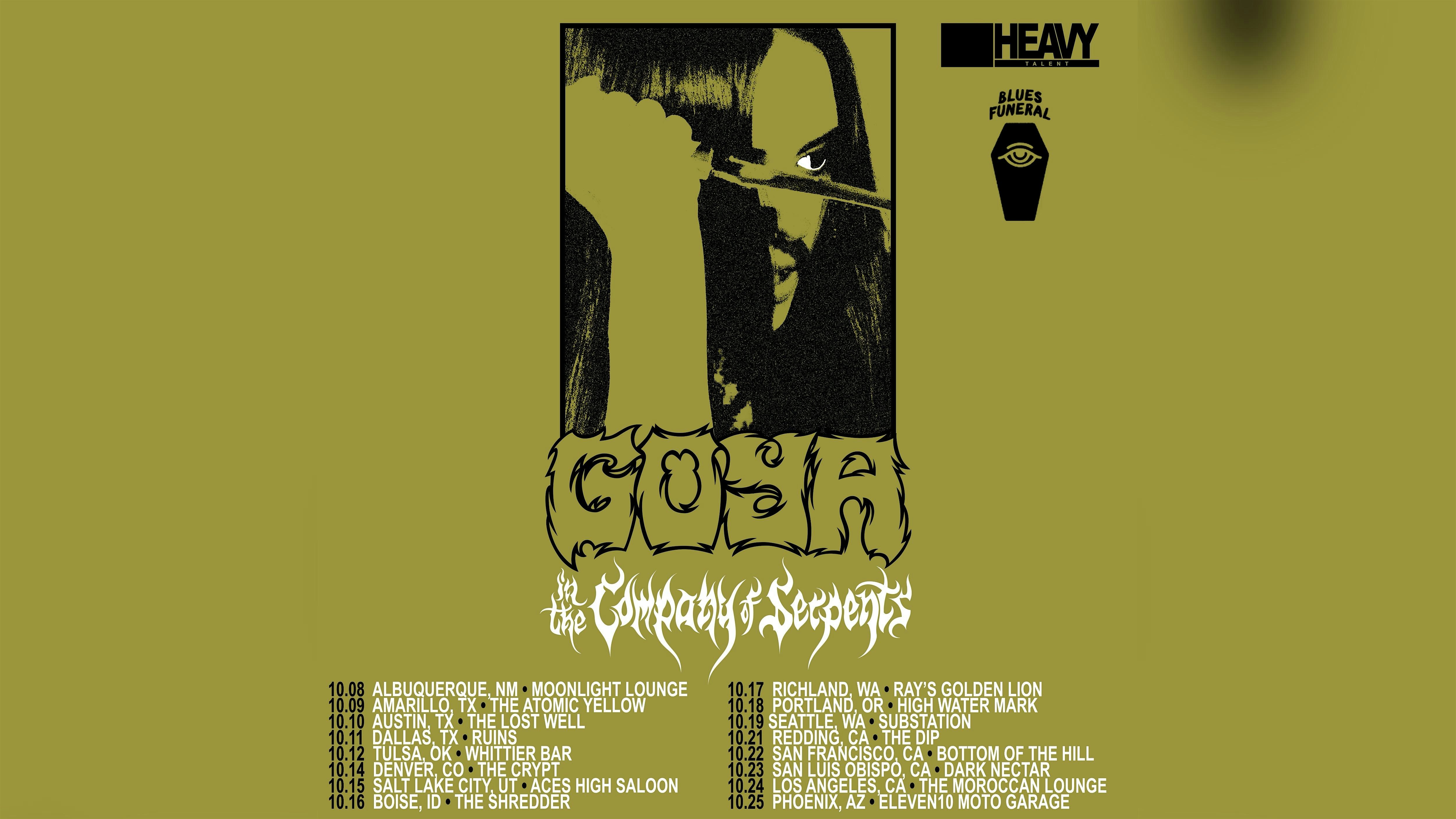 Goya w/ In The Company Of Serpents + Smokey Mirror at Ruins – Dallas, TX