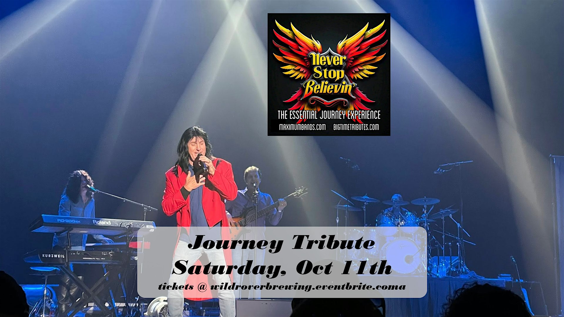 Never Stop Believin’ – Journey Tribute at Wild Rover Brewing Company – Tampa, FL