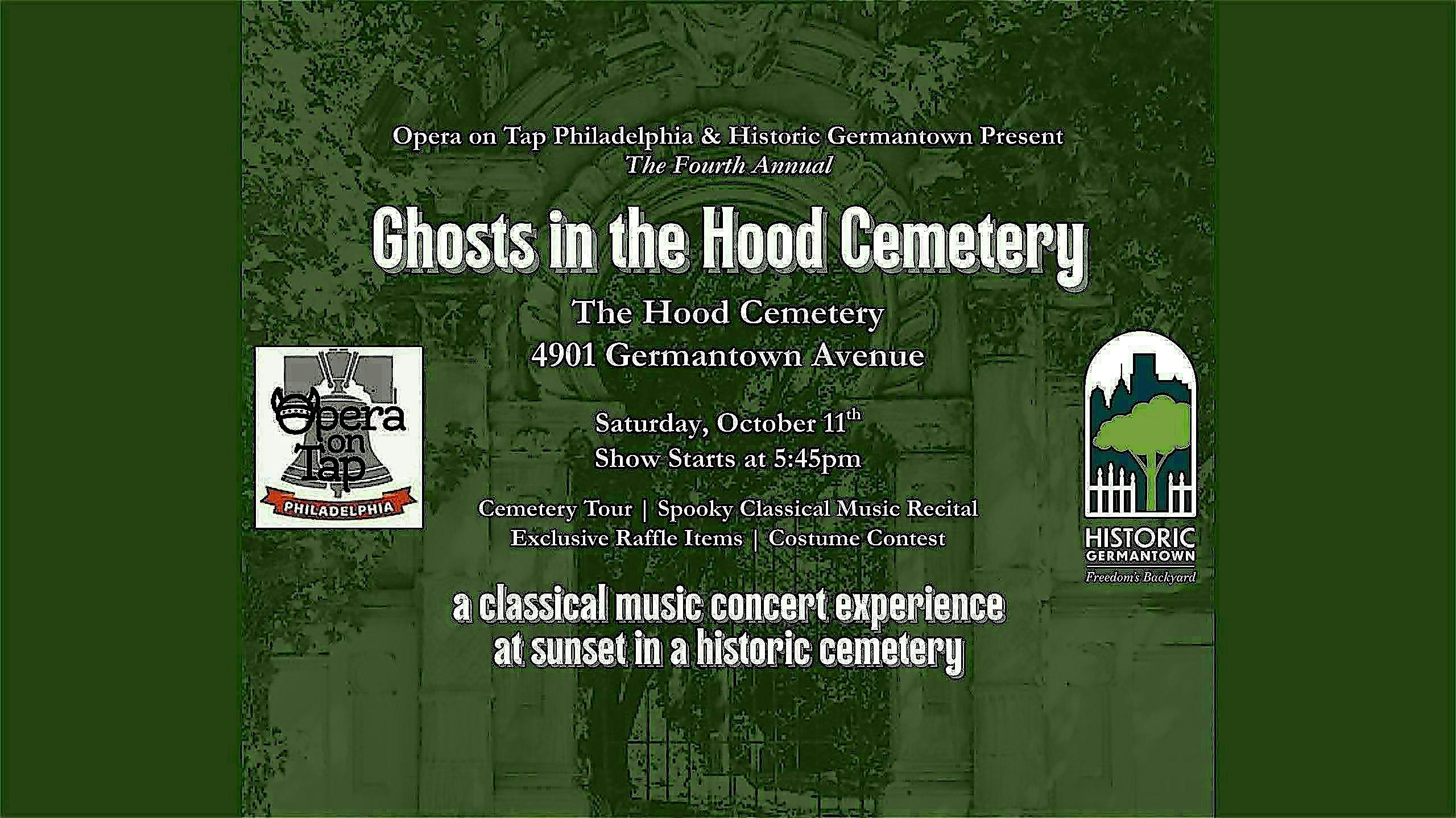 4th Annual “Ghosts in the Hood Cemetery” Concert at The Hood Cemetery – Philadelphia, PA