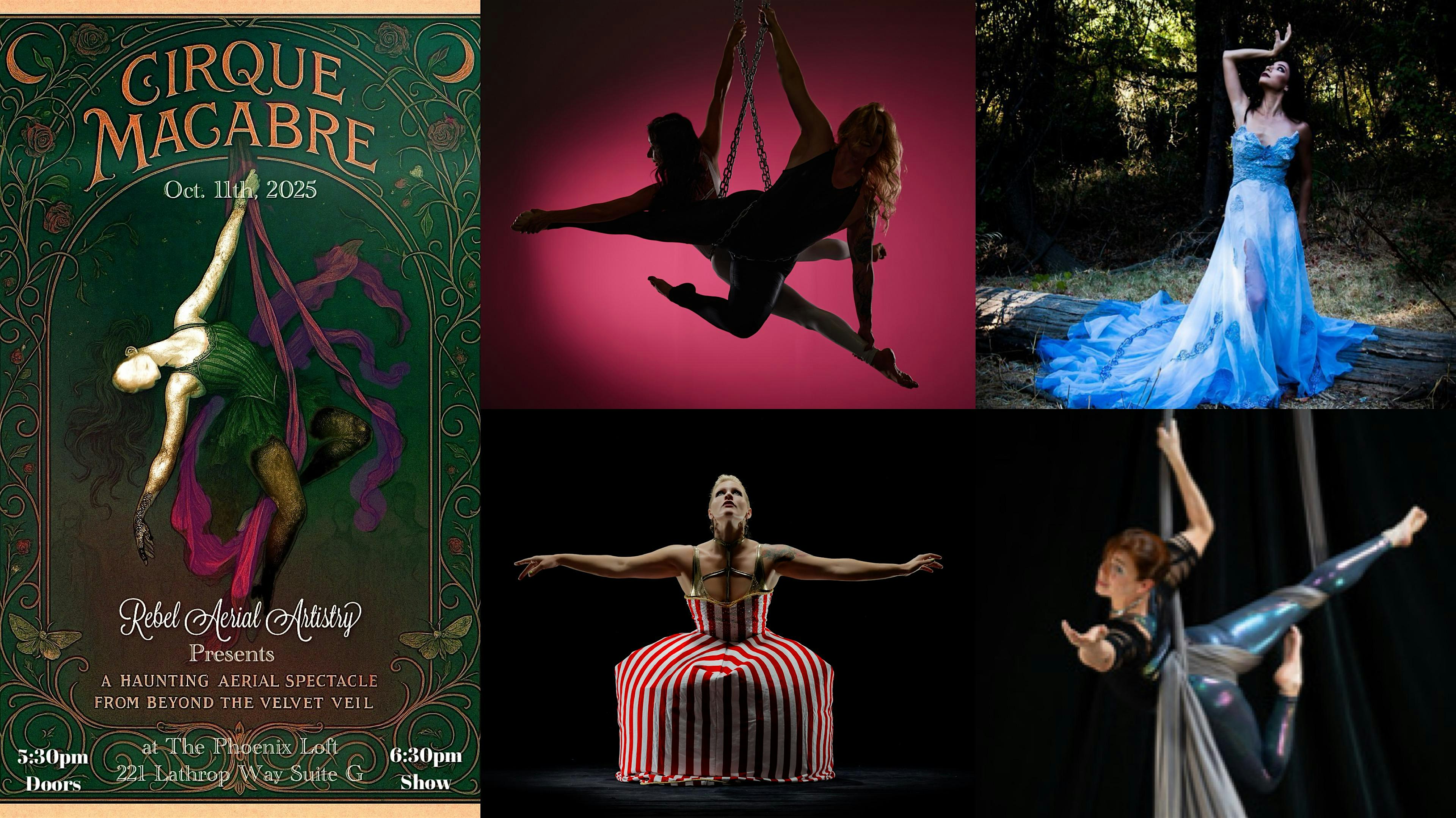 Cirque Macabre: A Haunting Aerial Spectacle at The Phoenix Loft – Sacramento, CA