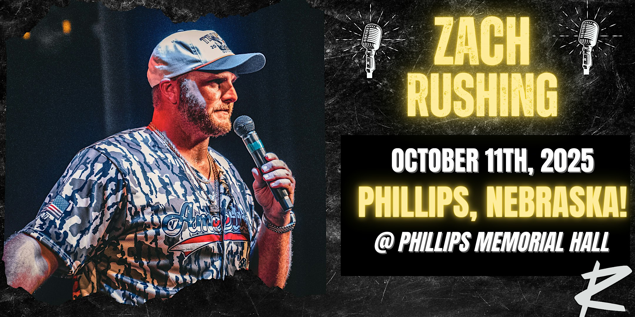 Zach Rushing in Phillips, NE! at Phillips Memorial Hall – Phillips, NE