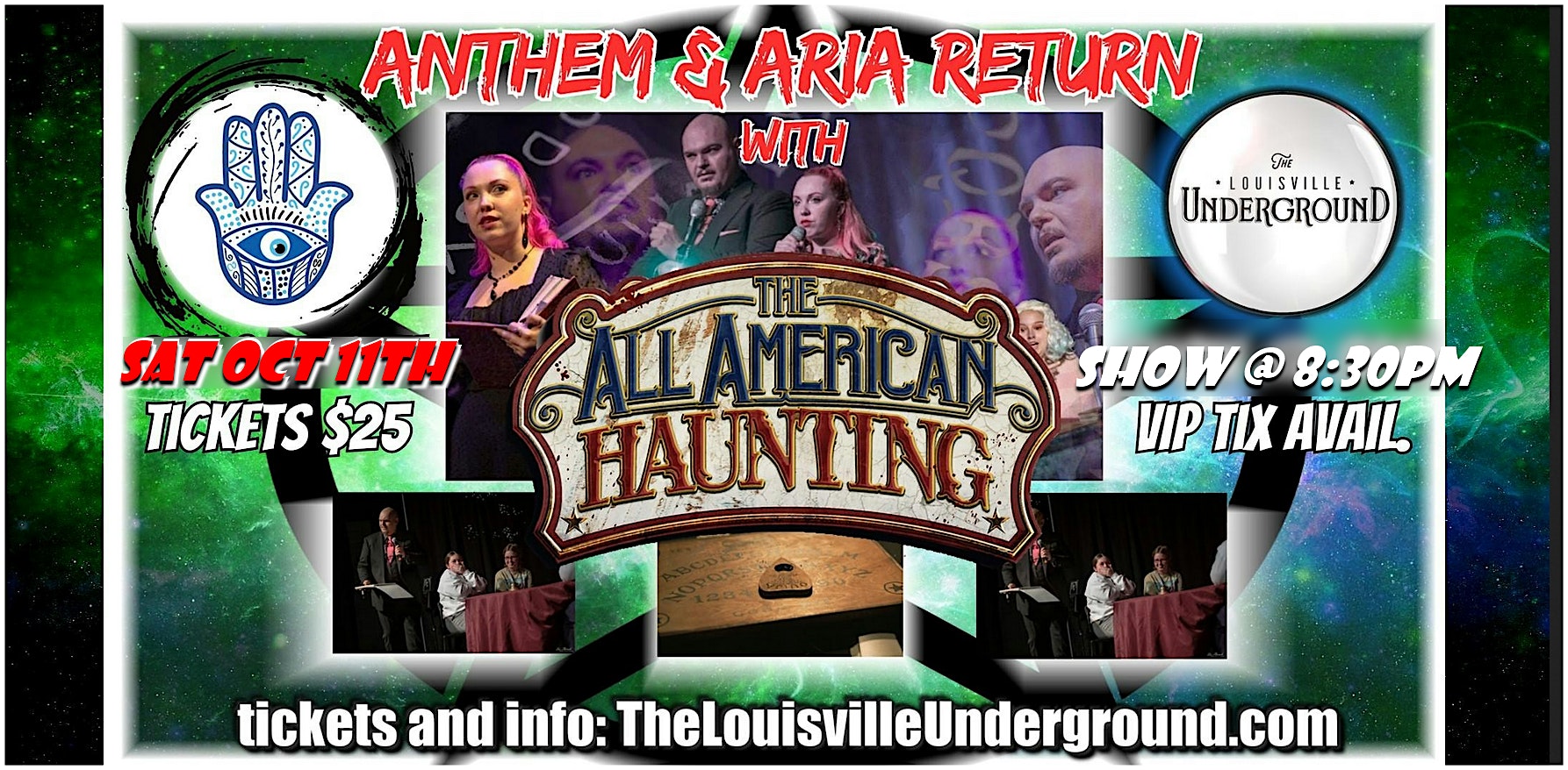 The All American Haunting: A Ghost Show at The Louisville Underground – Louisville, CO