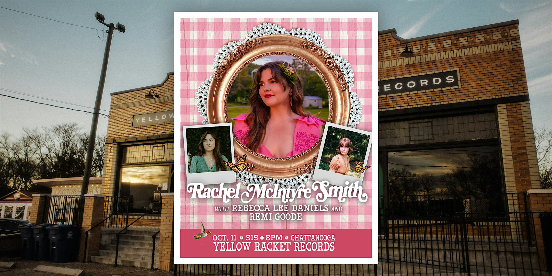Rachel McIntyre Smith w/ Remi Goode and Rebecca Lee Daniels – Live at YRR! at Yellow Racket Records – Chattanooga, TN