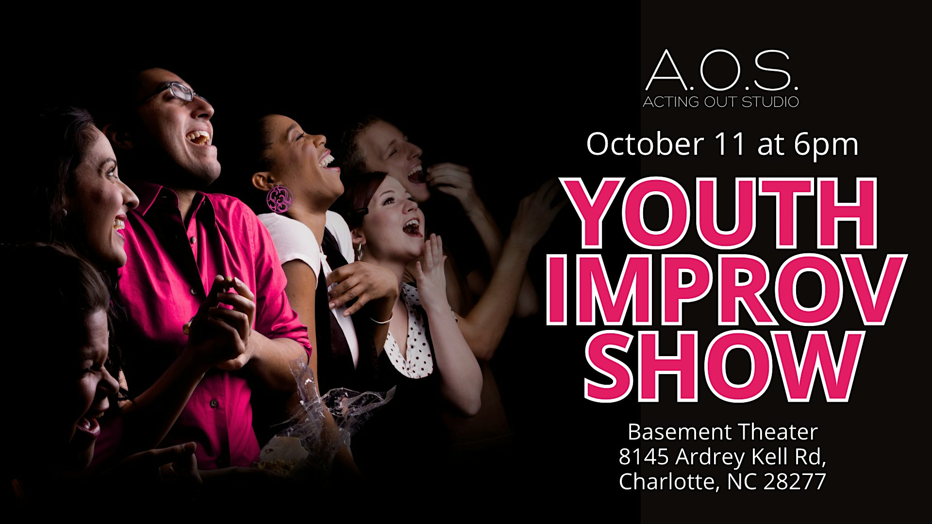 Youth Improv Comedy Show! Family Friendly! at AOS Basement Theater – Charlotte, NC