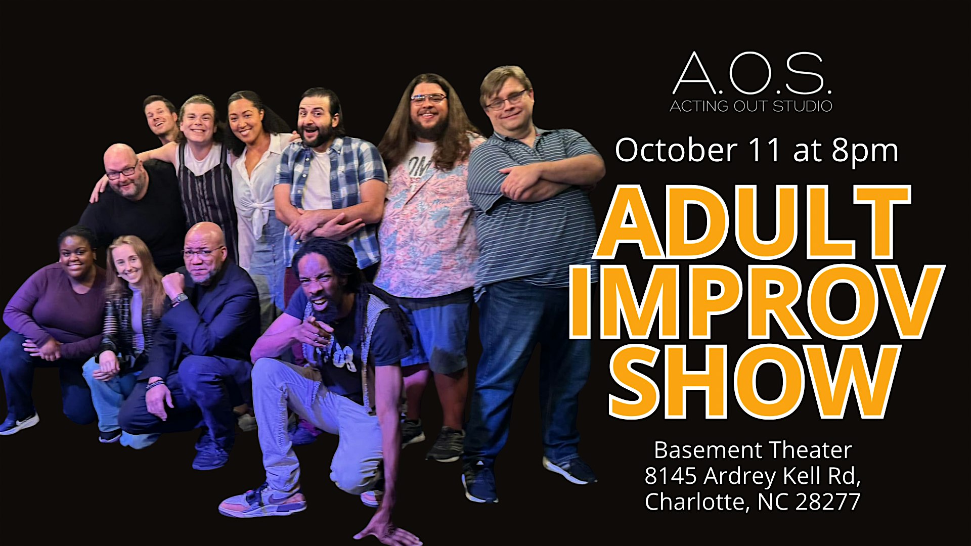 Adult Humor Improv Show at Acting Out Studio! at Acting Out Studio – Charlotte, NC