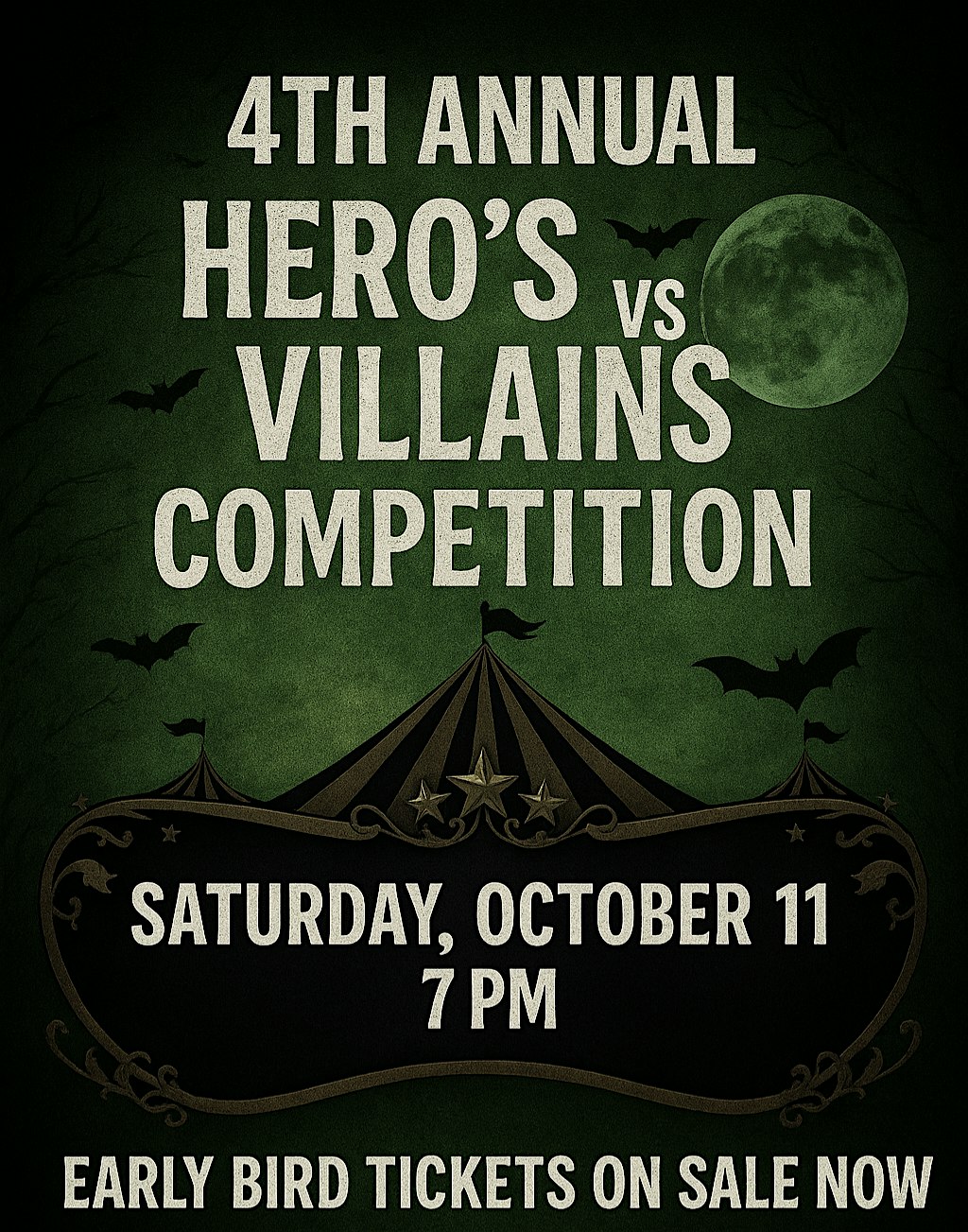 4th Annual HERO’S VS VILLAINS Competition at 28360 Old 41 Rd suite 9, Bonita Springs, FL, USA – Bonita Springs, FL