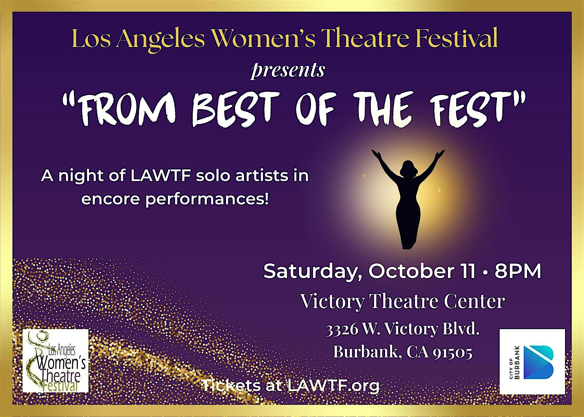 “From Best of the Fest” at The Victory Theatre Center – Burbank, CA