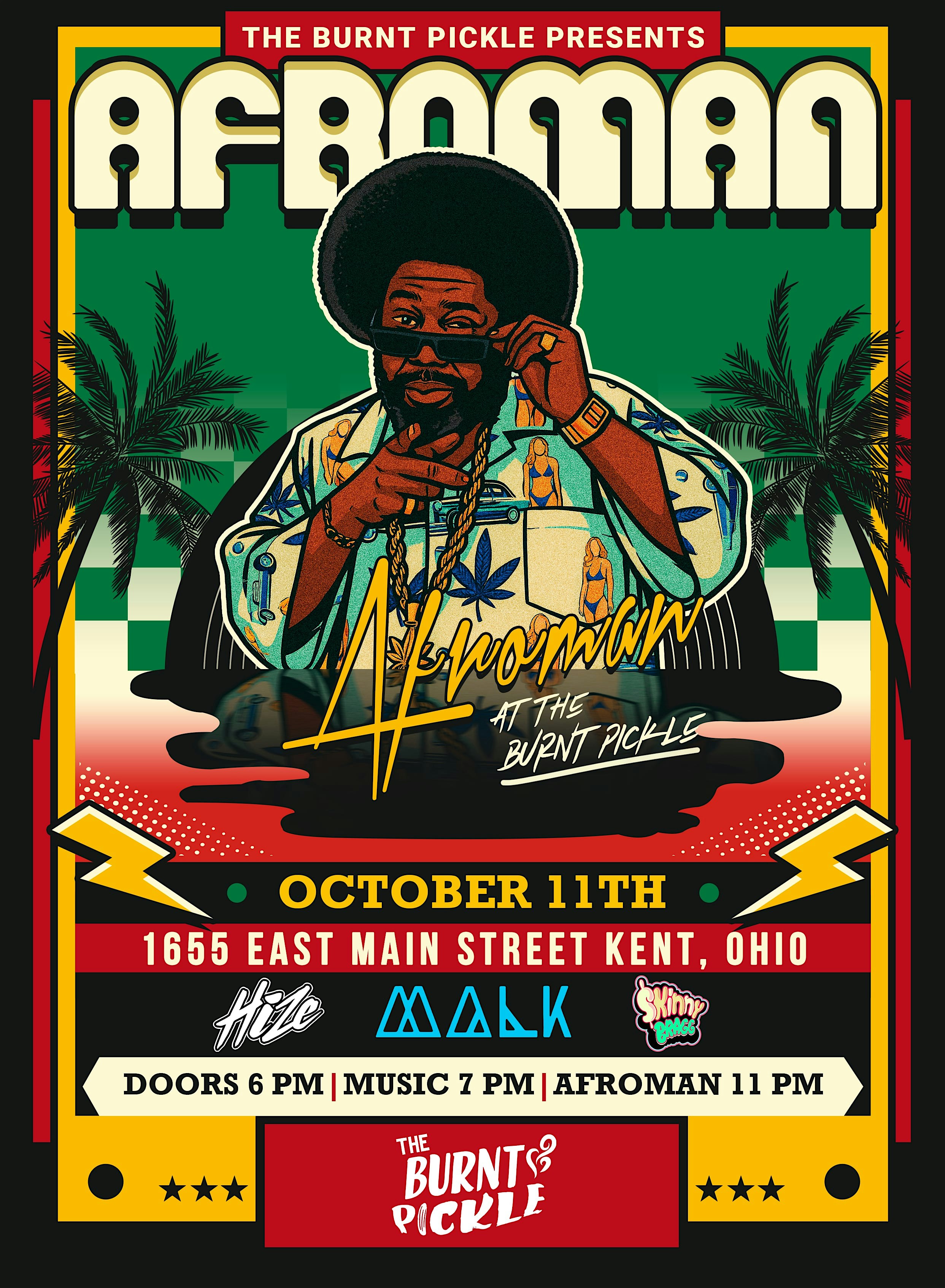 Afroman Back At The Burnt Pickle at The Burnt Pickle – Kent, OH