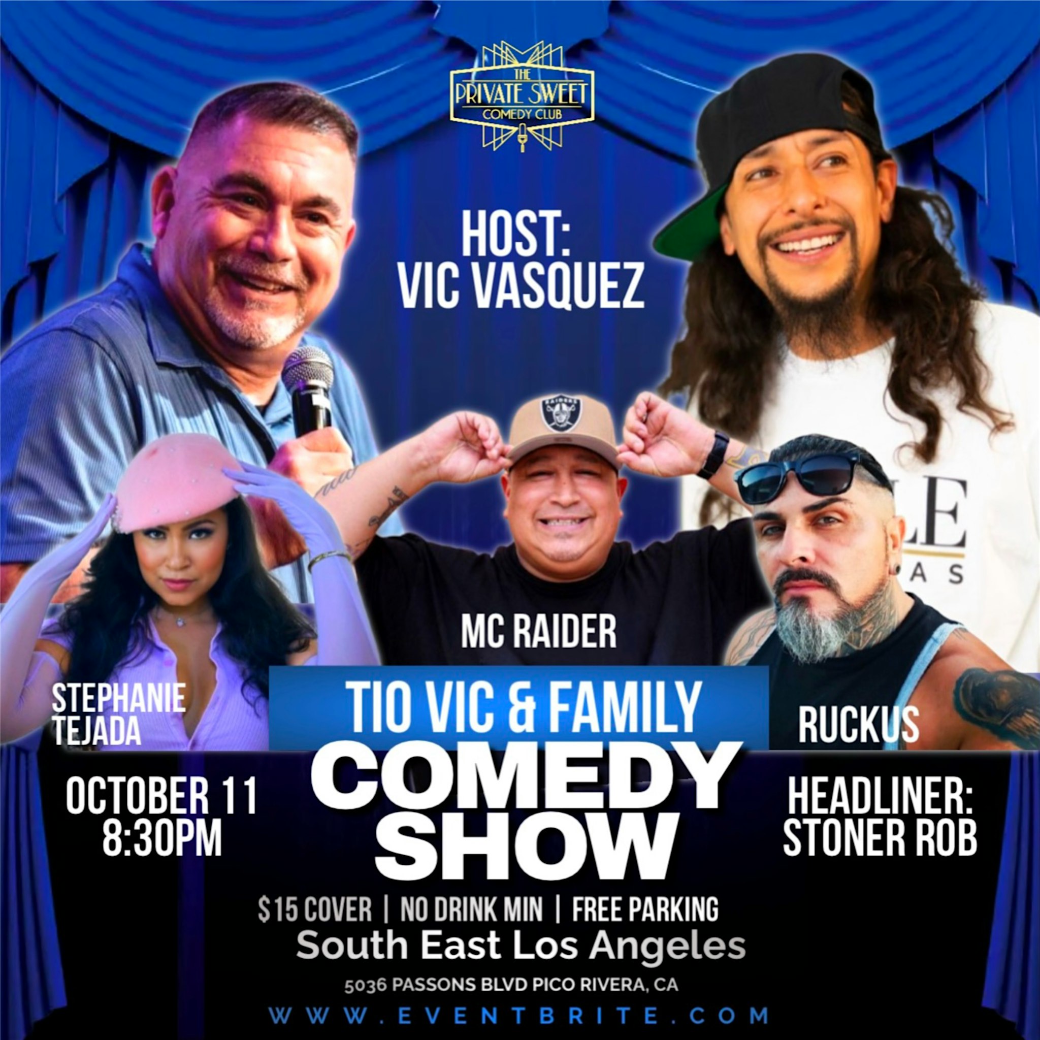 Tio Vic & family Comedy show at Choppin it up – Pico Rivera, CA