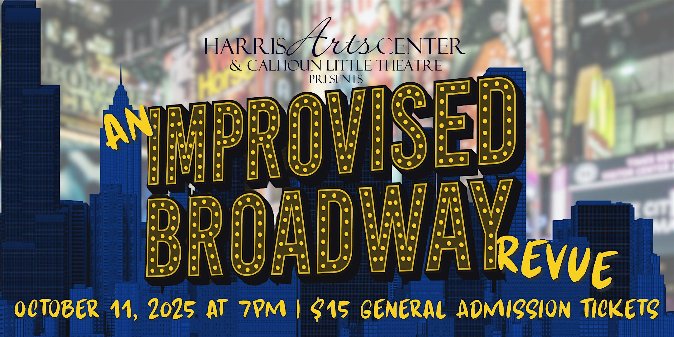 CLT presents “An Improvised Broadway Revue” at Harris Arts Center – Calhoun, GA