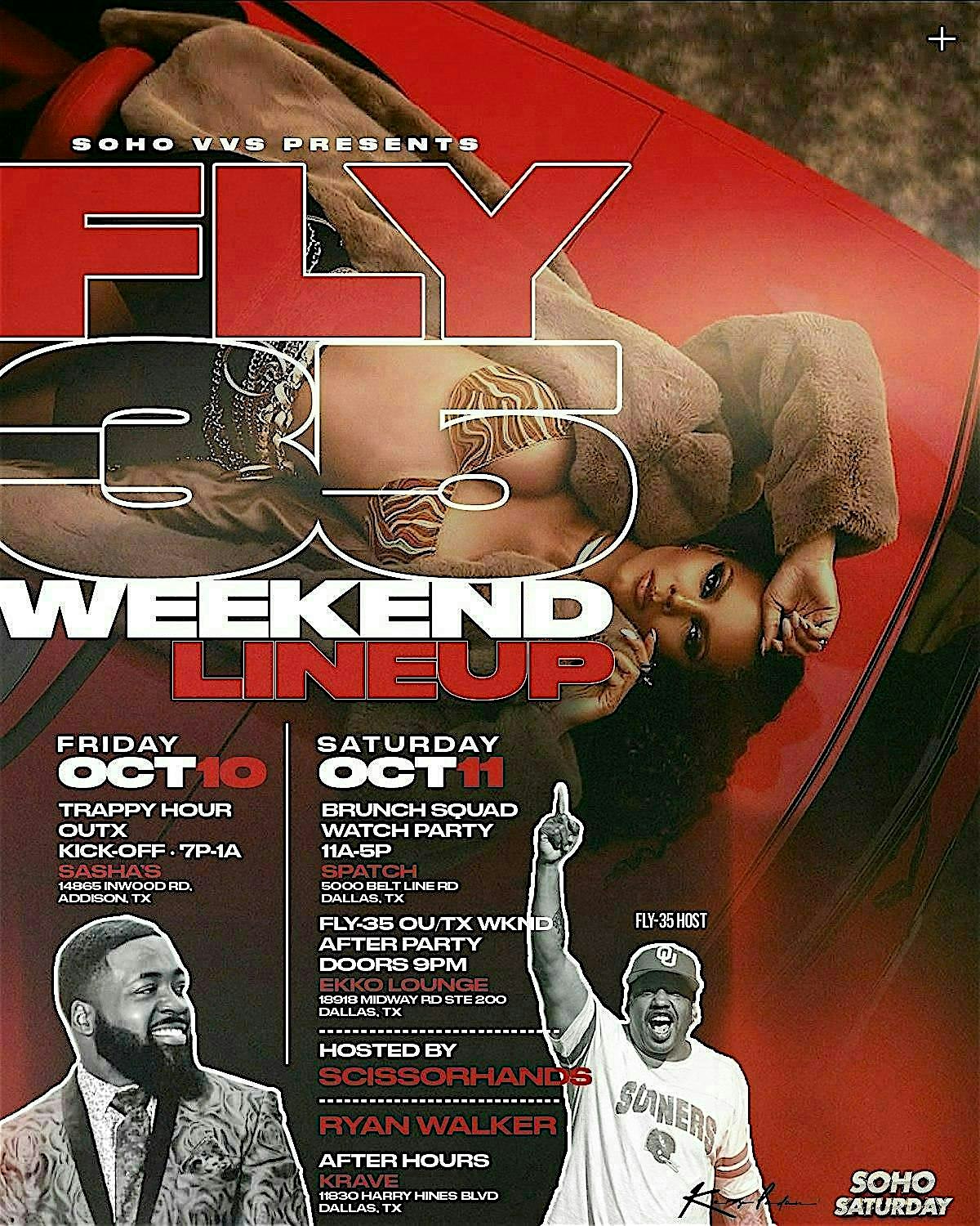 The Official “OUTX FLY-35 WKND” AFTER PARTY @ EKKO LOUNGE powered by SOHO! at Ekko Lounge – Dallas, TX