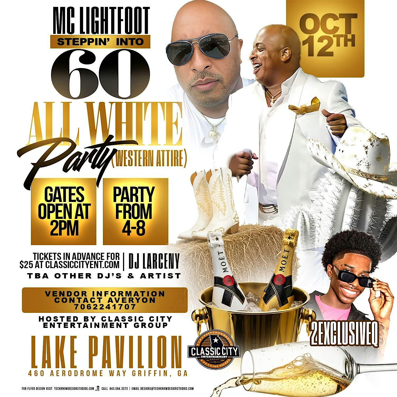 MC Lightfoot Steppin’ Into 60 at The Lake Pavilion – Griffin, GA