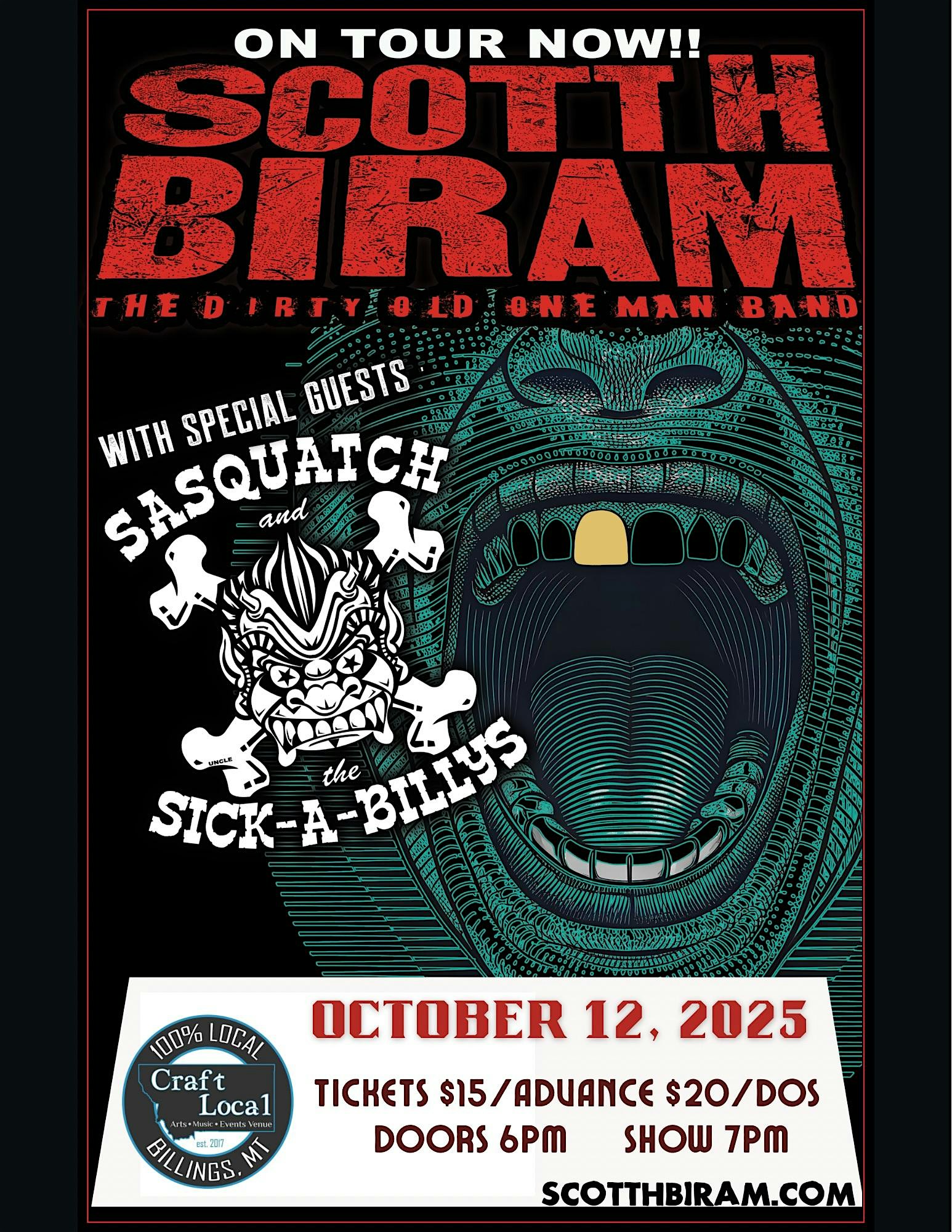 Scott H Biram at 2501 Montana Ave – Billings, MT