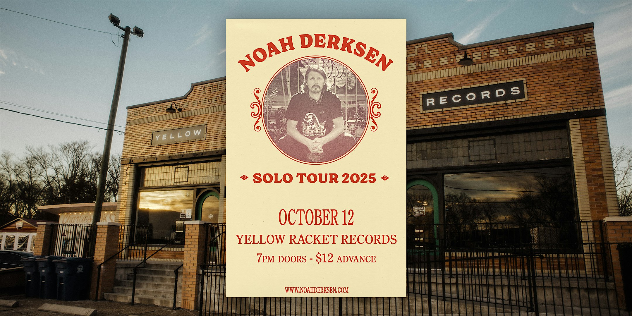 Noah Derksen – Solo Tour – Live at Yellow Racket! at Yellow Racket Records – Chattanooga, TN