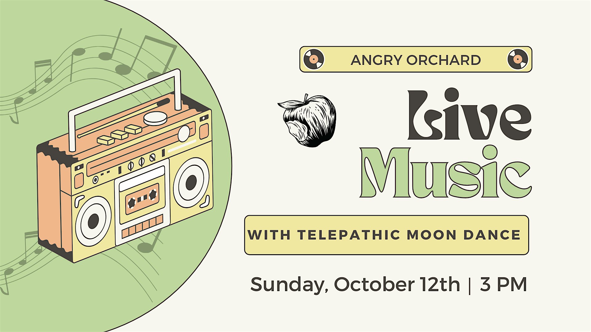 Live Music at Angry Orchard: Telepathic Moon Dance at Angry Orchard Cider House – Walden, NY