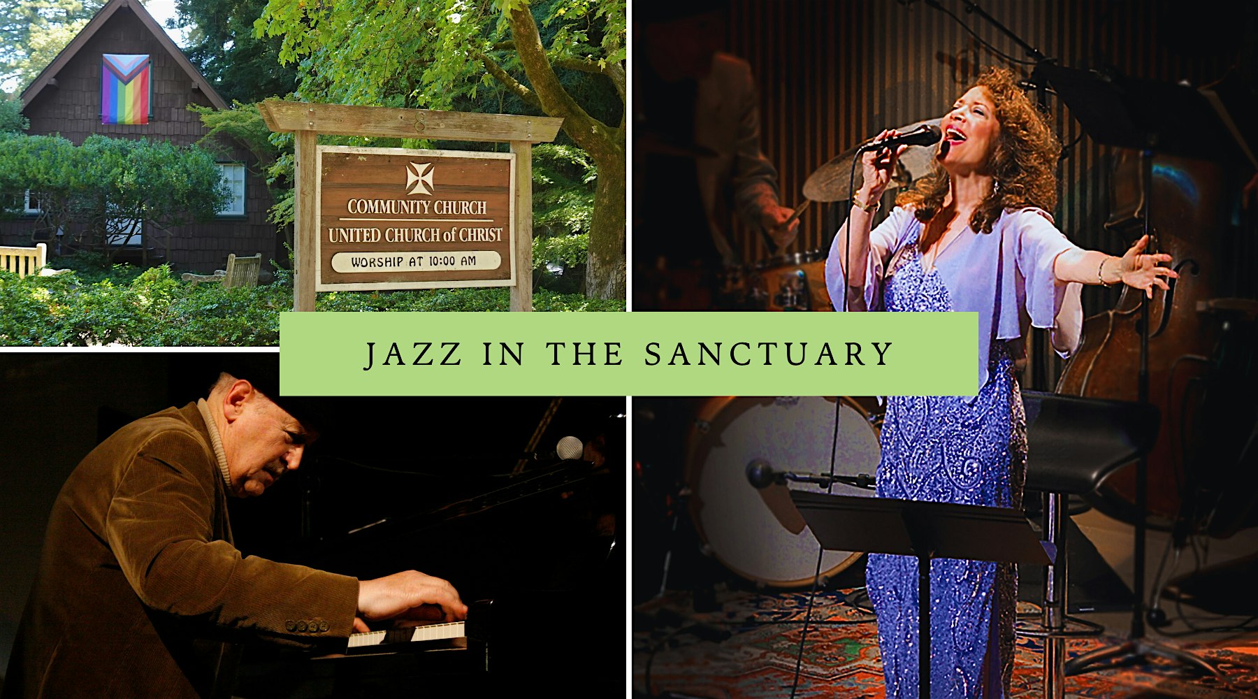 Jazz Concert – Jackie Ryan and Larry Vuckovich at Community Church-Mill Valley – Mill Valley, CA