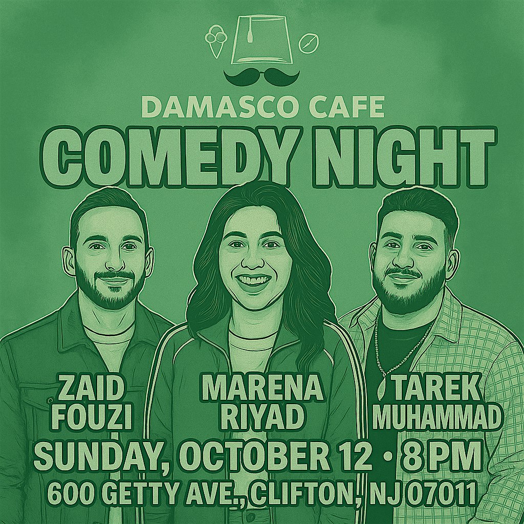 Damasco Cafe Comedy Night at Damasco Cafe – Clifton, NJ