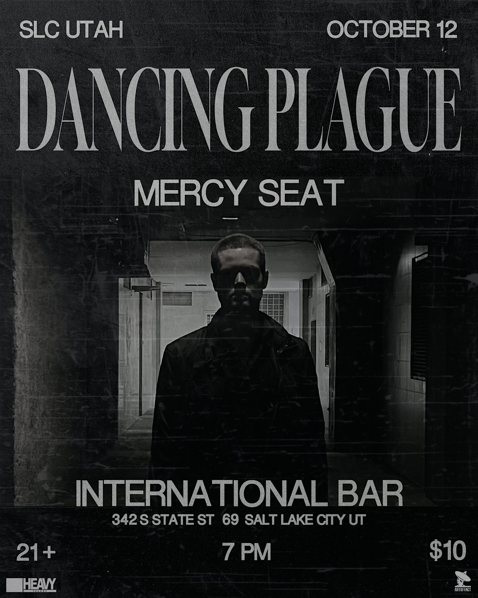 Dancing Plague with Mercy Seat at 342 S State St – Salt Lake City, UT