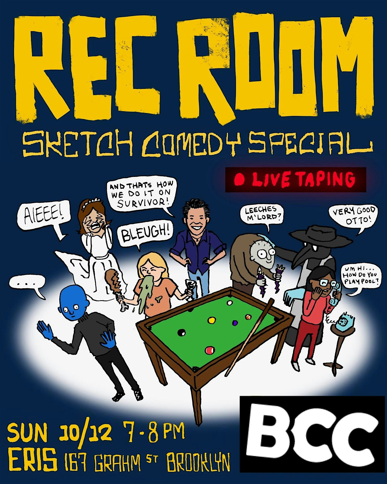 Rec Room Comedy Special at Brooklyn Comedy Collective – Brooklyn, NY