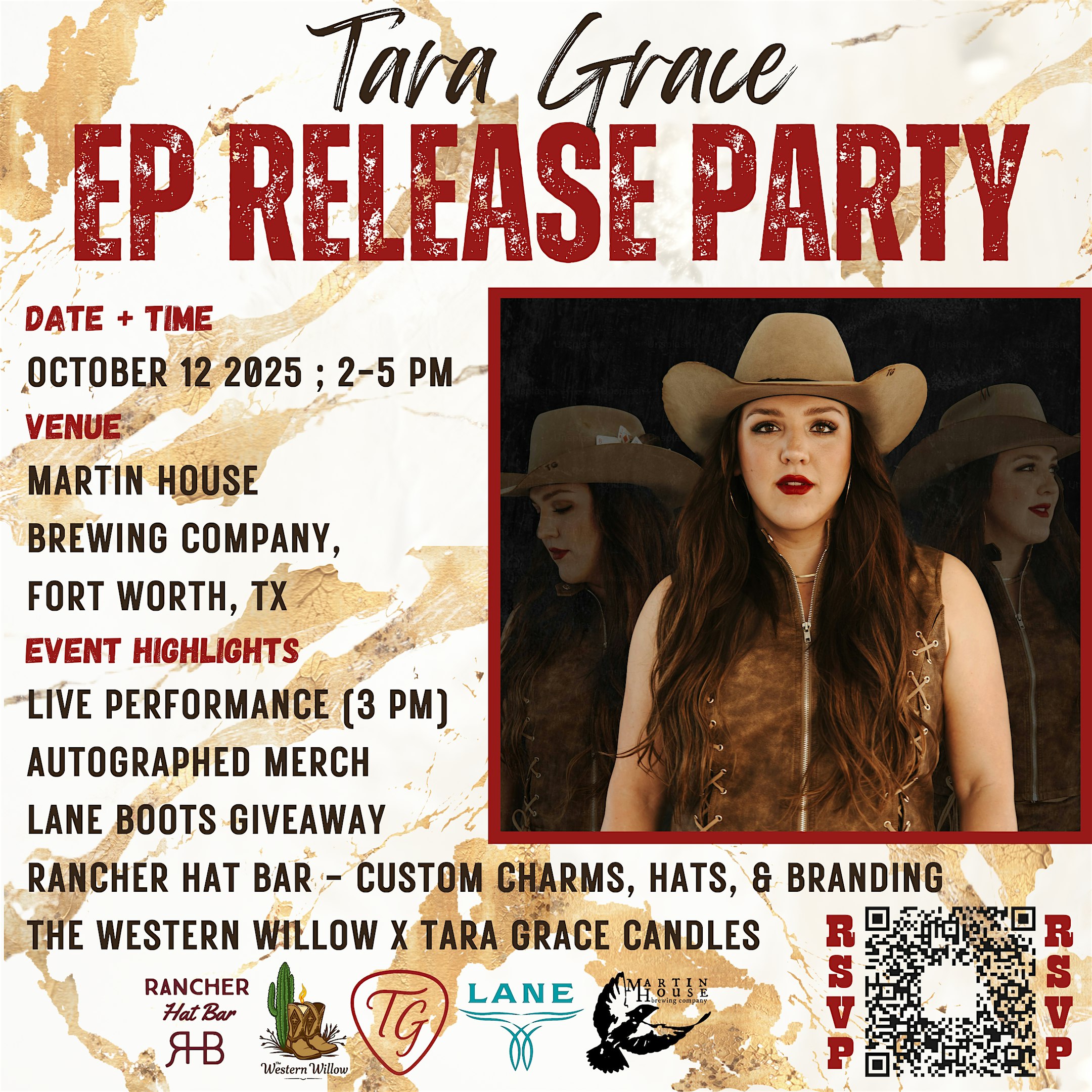 Tara Grace EP Release Party at Martin House Brewing Company – Fort Worth, TX
