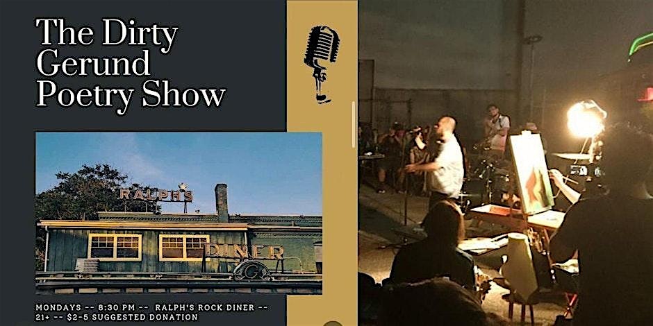 Dirty Gerund Poetry Show ft Charlie Jay at Ralph’s Diner – Worcester, MA