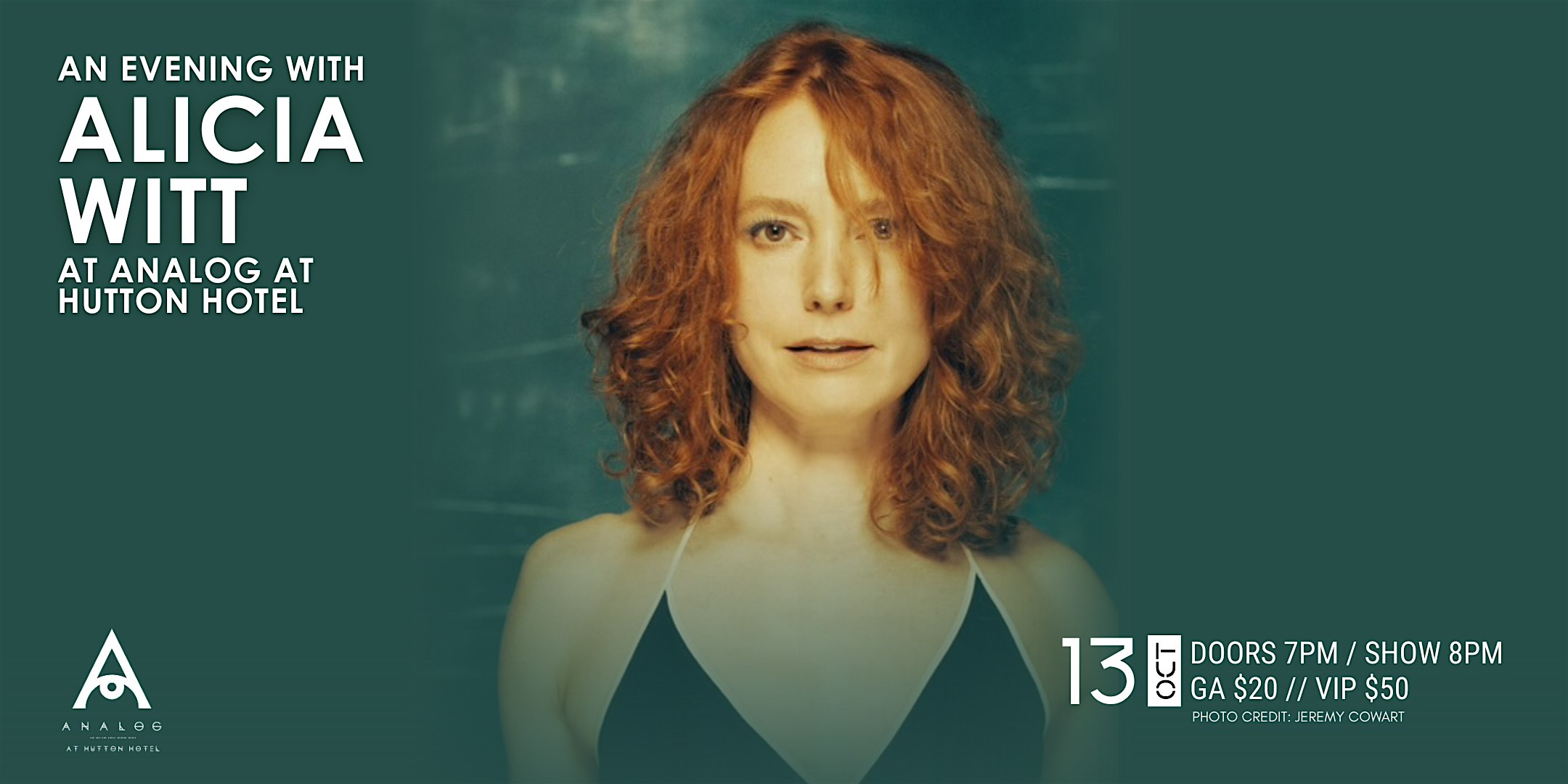 An Evening with Alicia Witt at Analog at Hutton Hotel – Nashville, TN